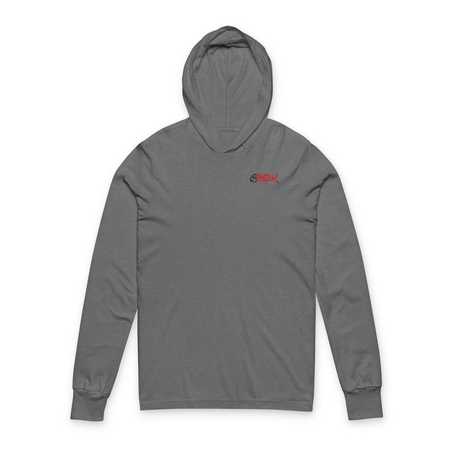 Hooded Long Sleeve Tee - Pinhead Full Box Fishing Designs