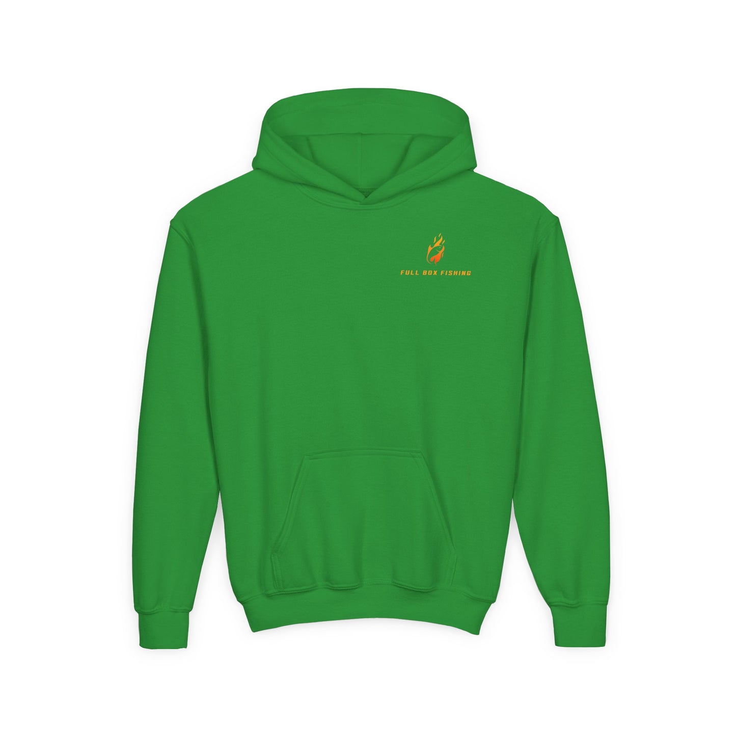 Youth Hooded Sweatshirt - Full Box Fishing Designs