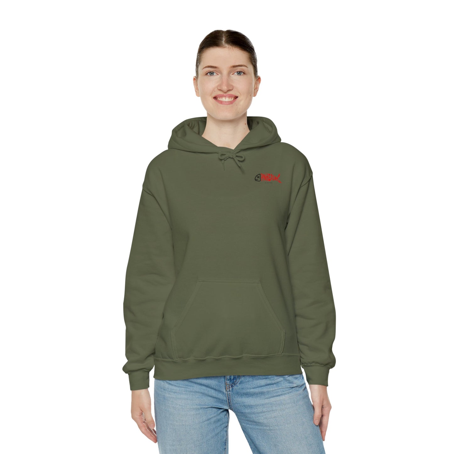 Hooded Sweatshirt - Pinhead Full Box Fishing Designs