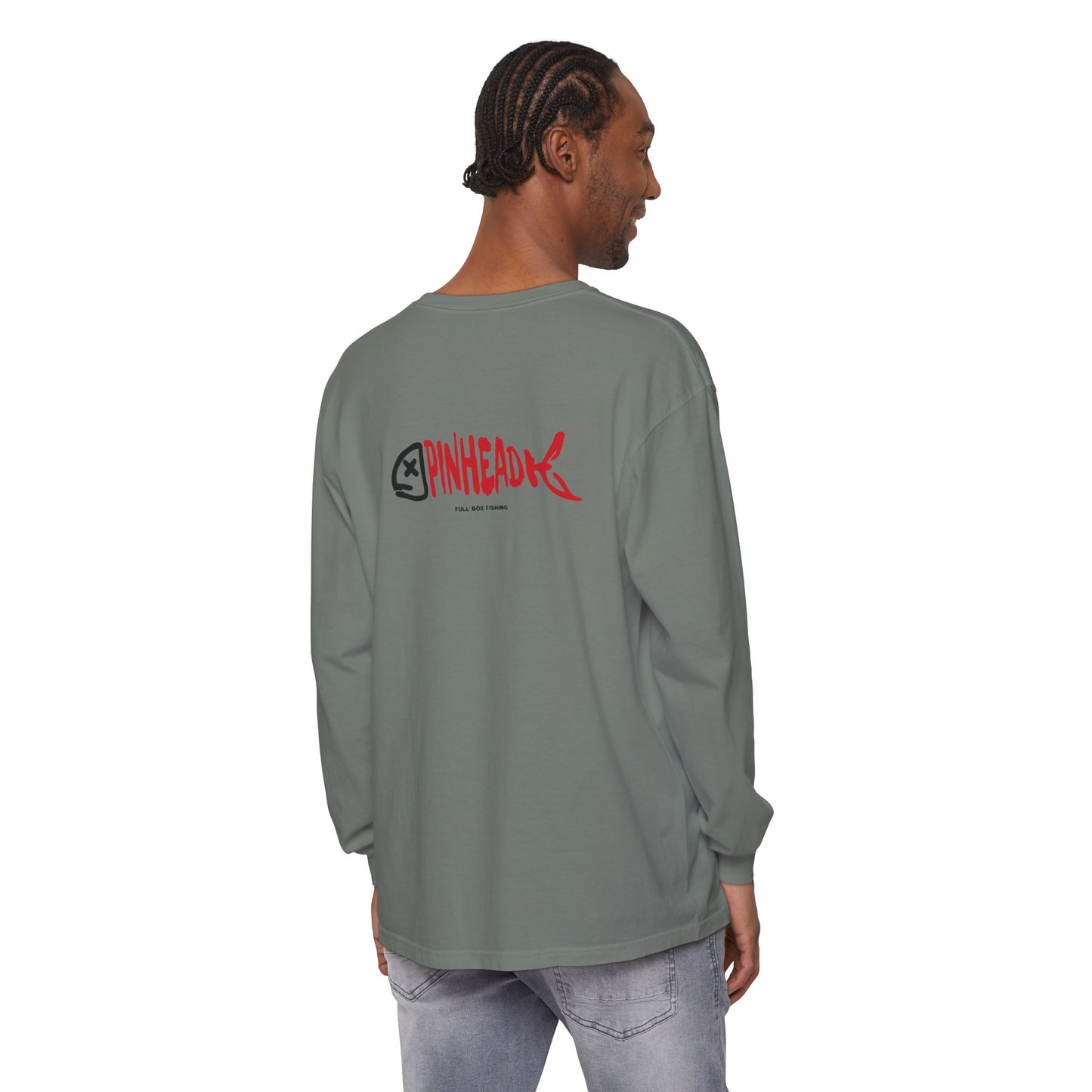 Long Sleeve Tee - Pinhead Full Box Fishing Designs