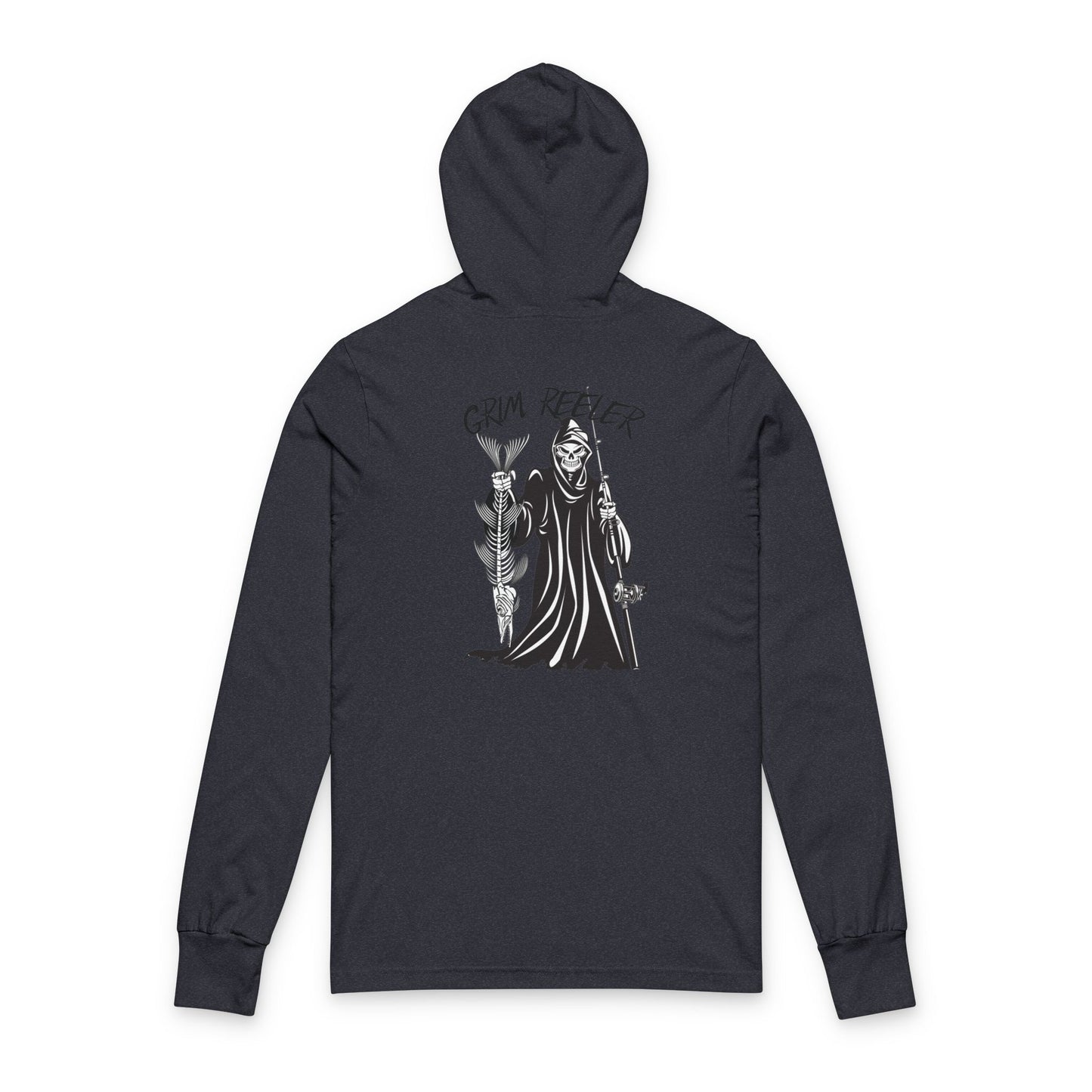 Unisex Hooded Long Sleeve Tee - Full Box Fishing Designs