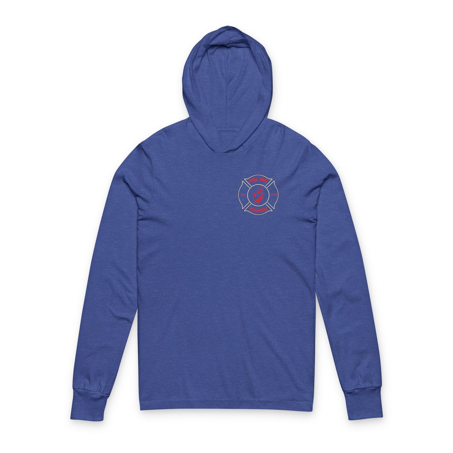 Hooded Long Sleeve Tee - Full Box Fishing Designs