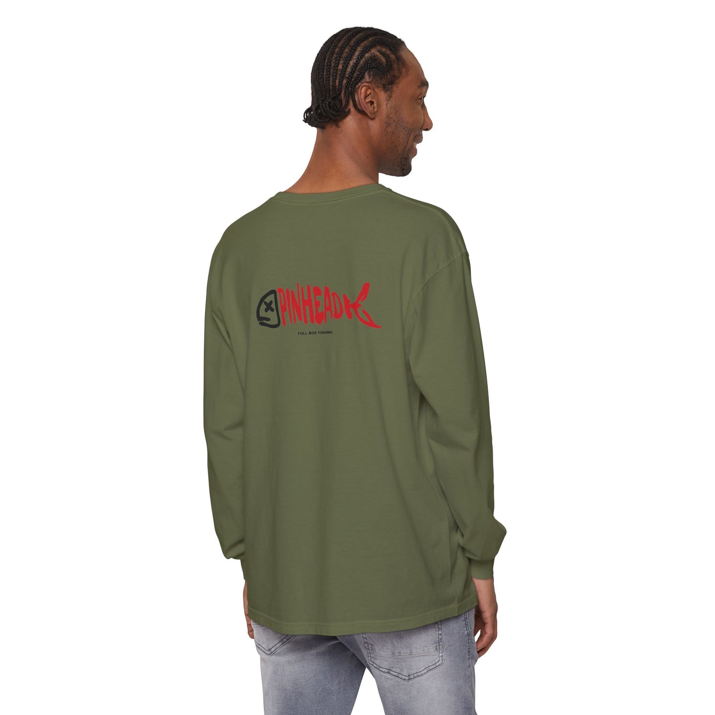 Long Sleeve Tee - Pinhead Full Box Fishing Designs