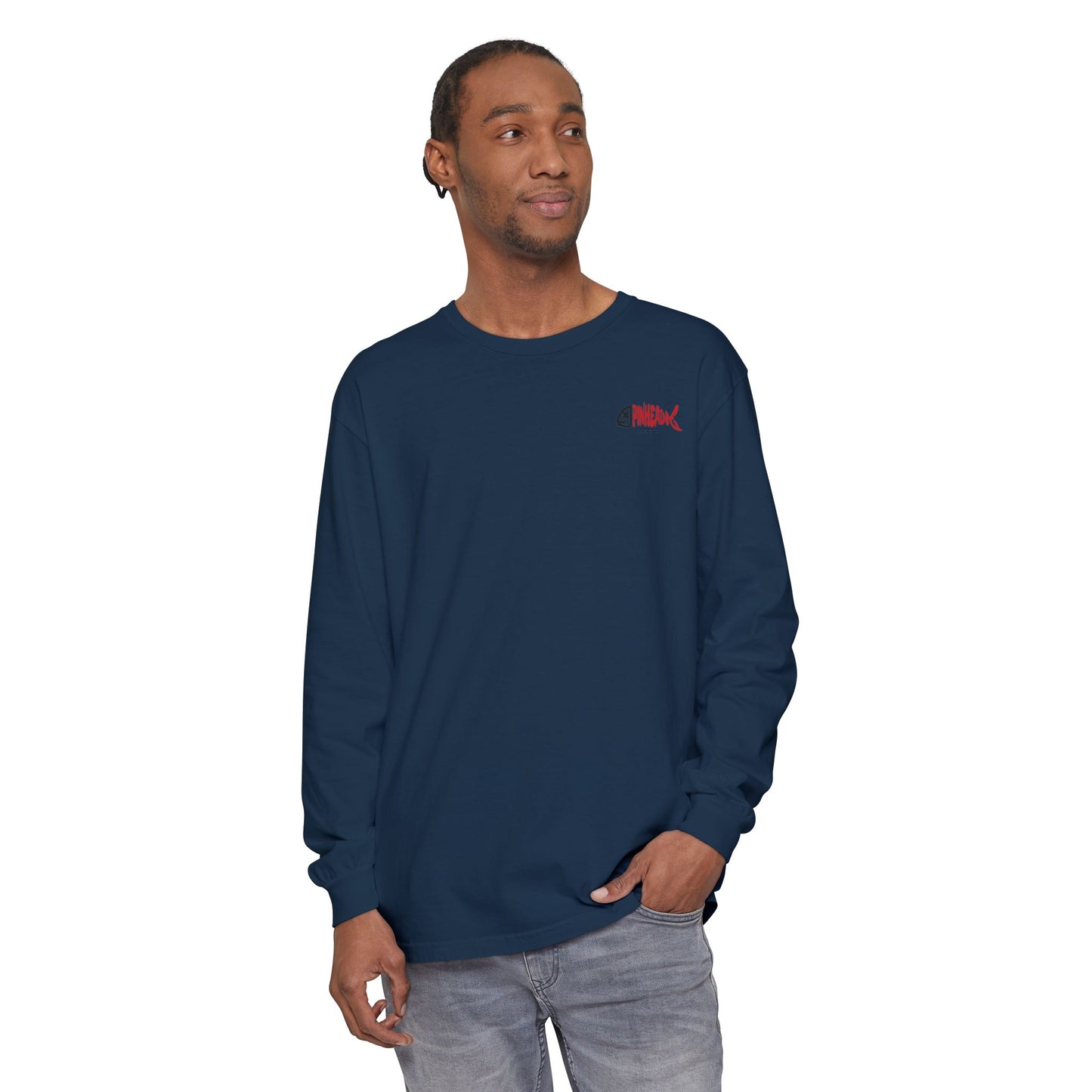 Long Sleeve Tee - Pinhead Full Box Fishing Designs