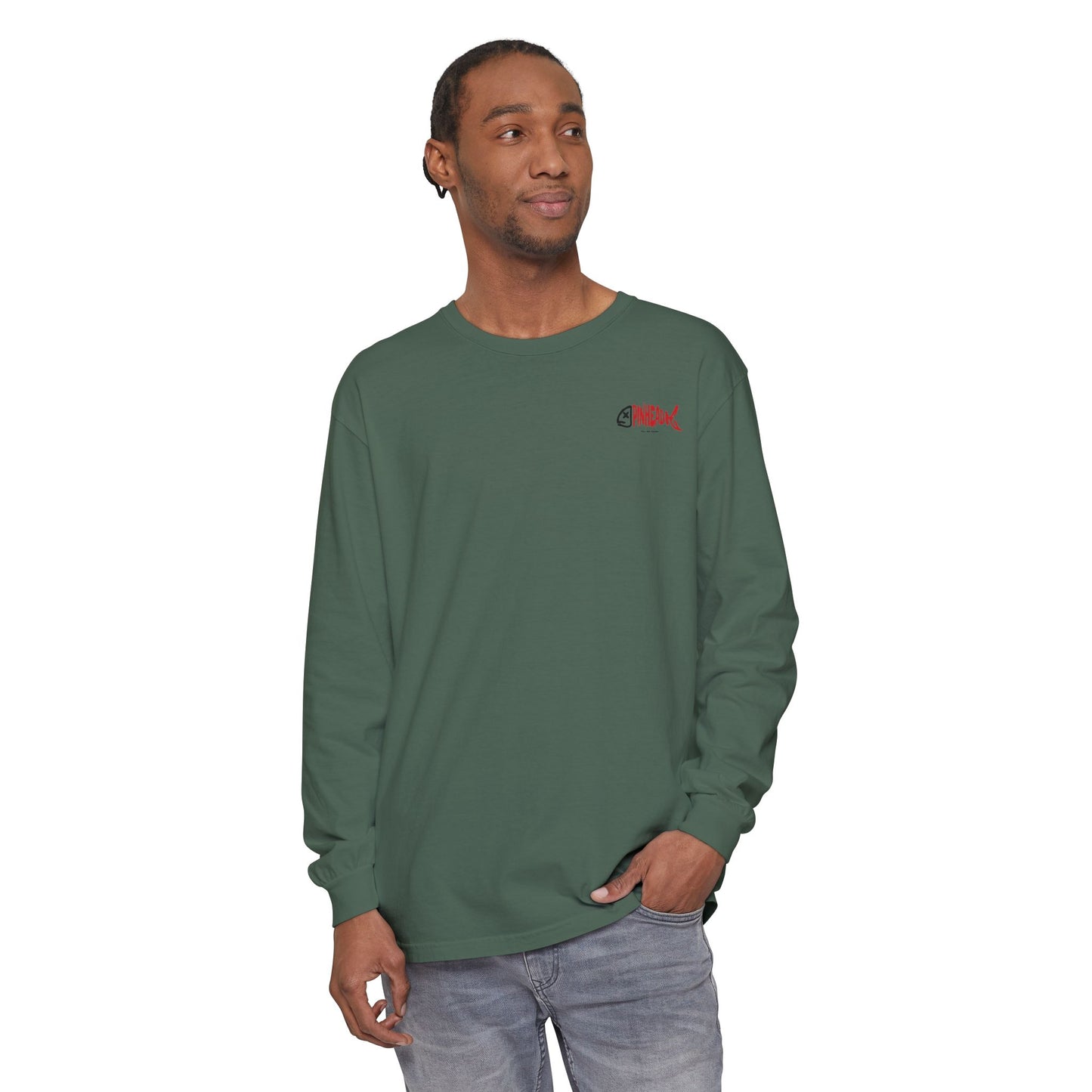 Long Sleeve Tee - Pinhead Full Box Fishing Designs