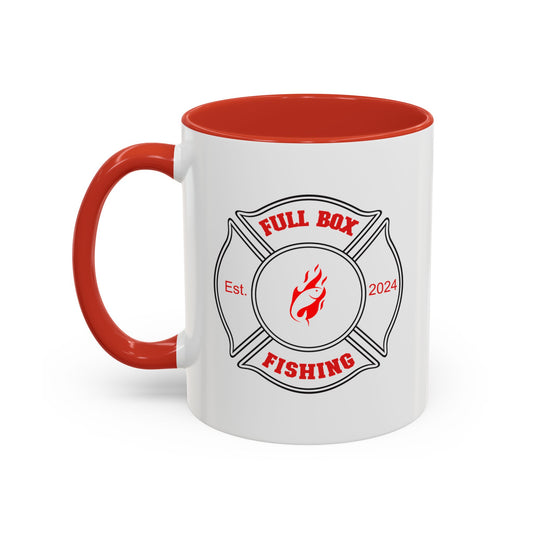 Full Box Fishing Accent Coffee Mug
