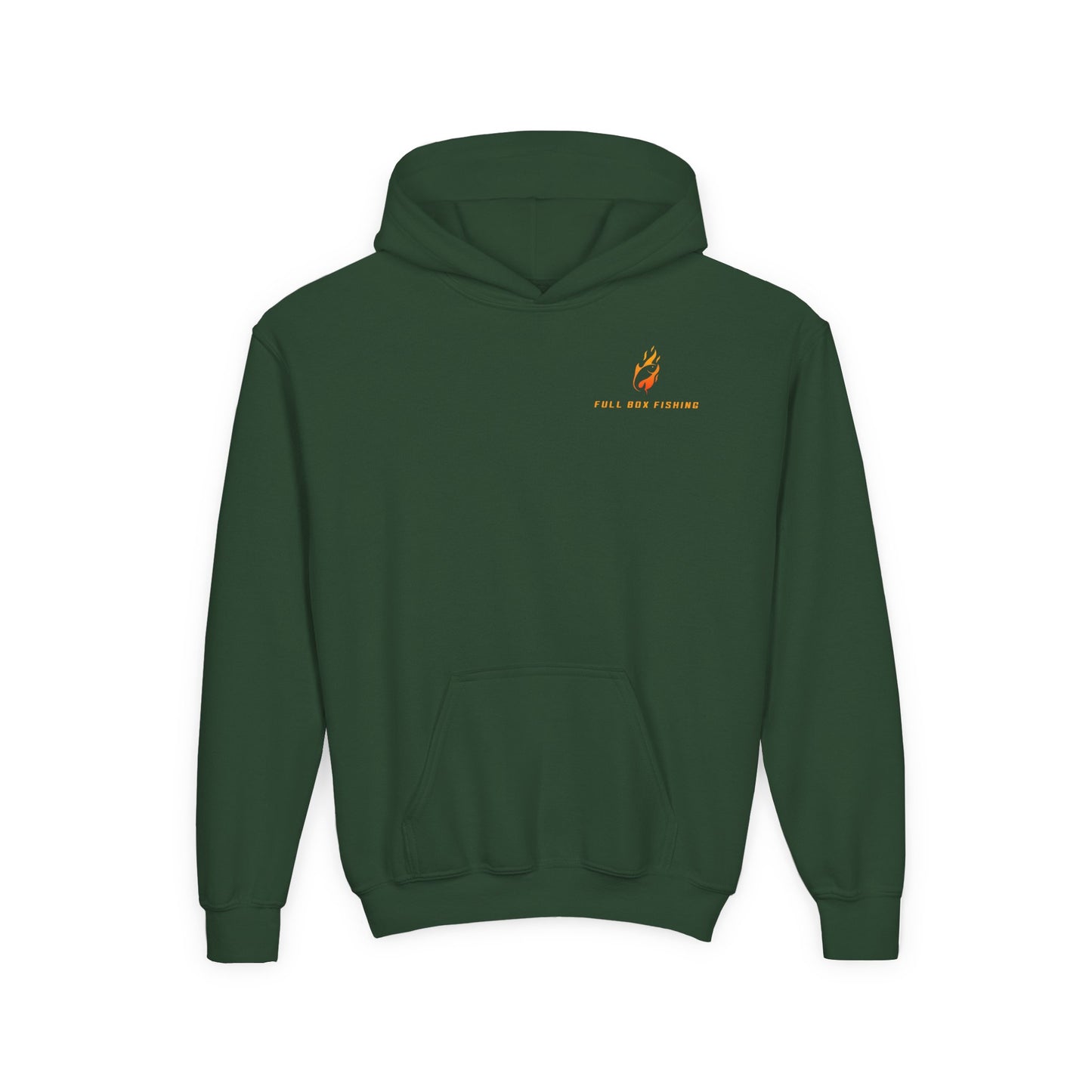 Youth Hooded Sweatshirt - Full Box Fishing Designs