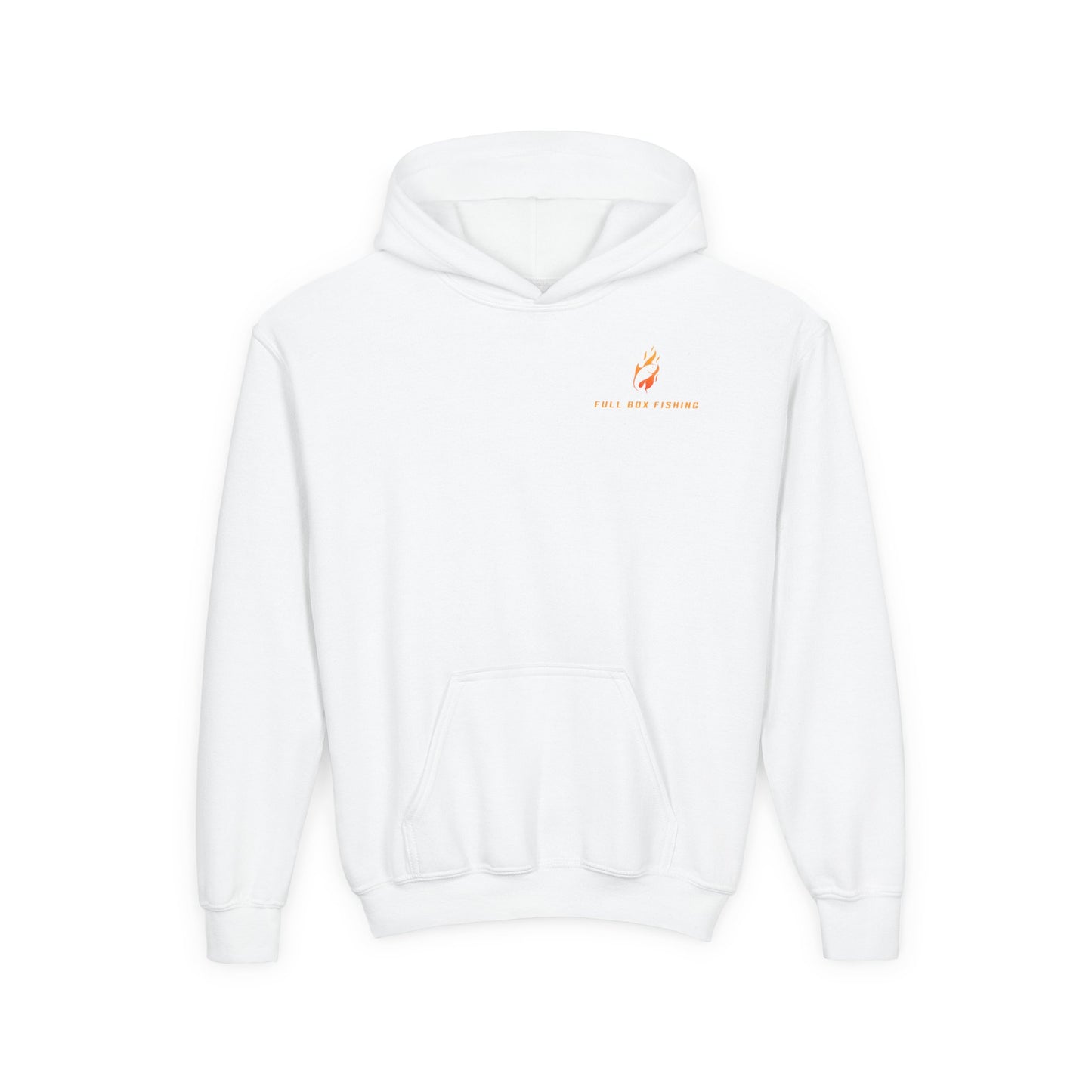Youth Hooded Sweatshirt - Full Box Fishing Designs