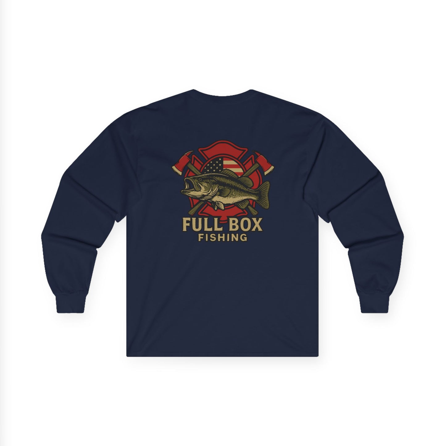 Axe Bass Long Sleeve Tee - Full Box Fishing Designs