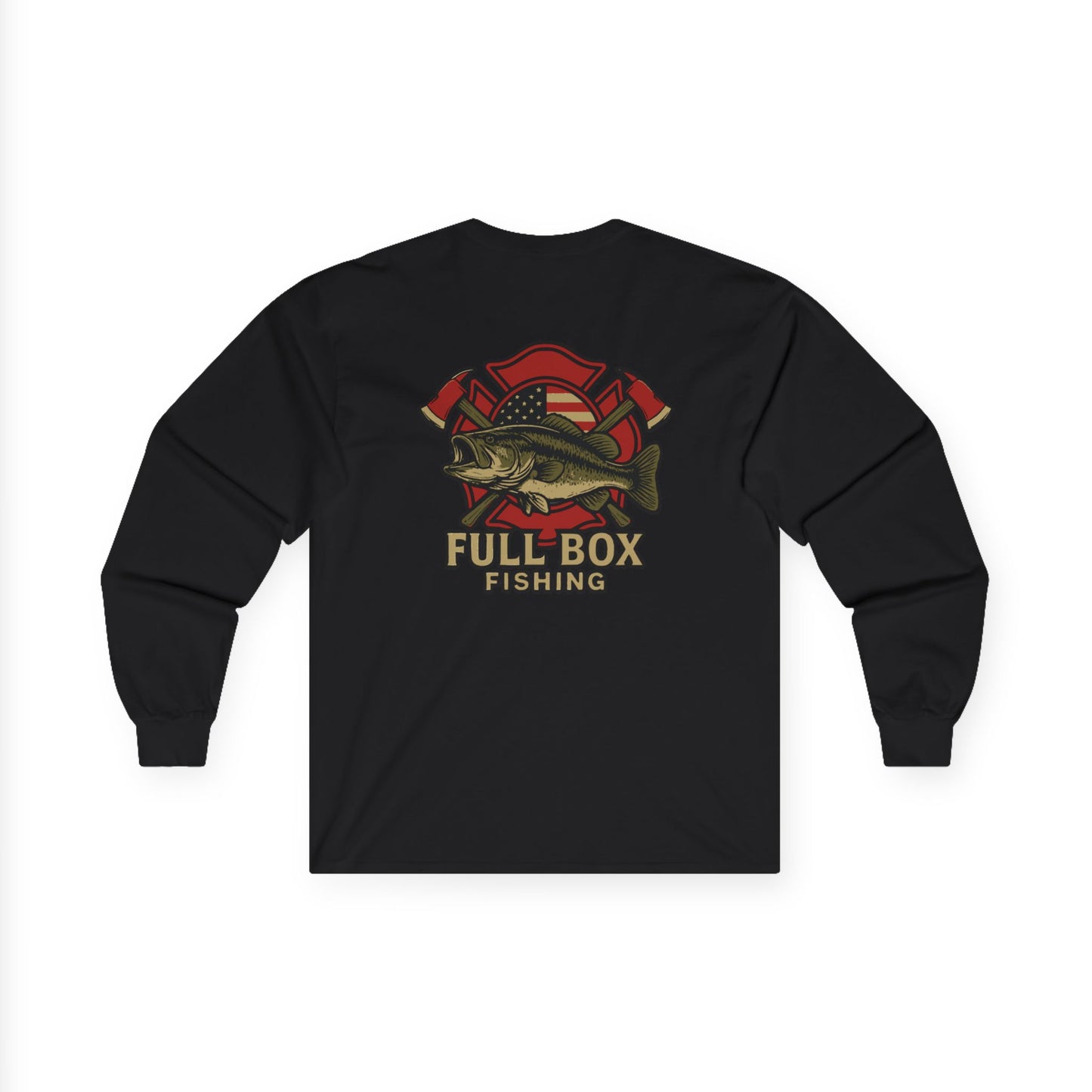 Axe Bass Long Sleeve Tee - Full Box Fishing Designs