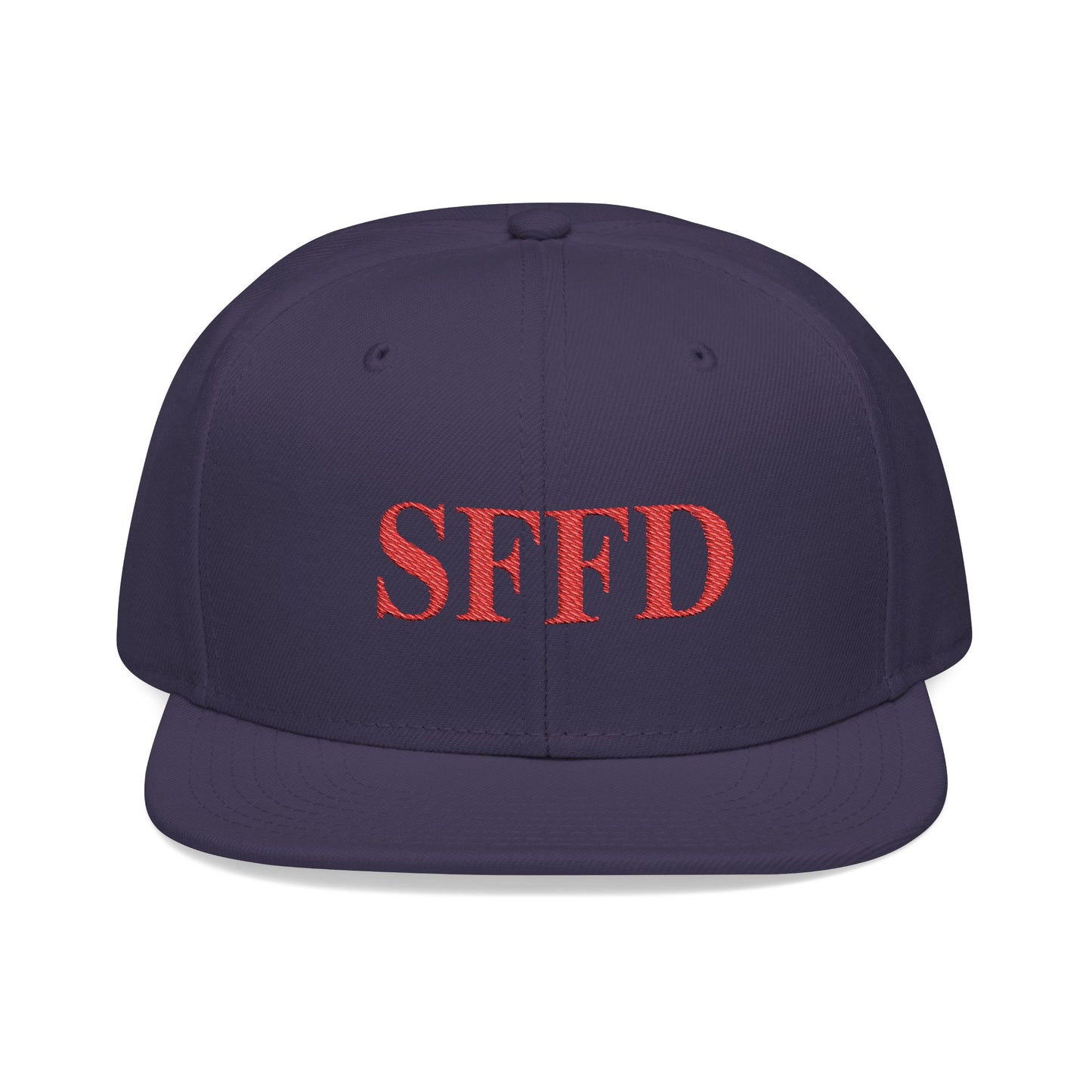 Stylish Snapback Hat with SFFD Embroidery - Ideal for Casual Wear and Gifting