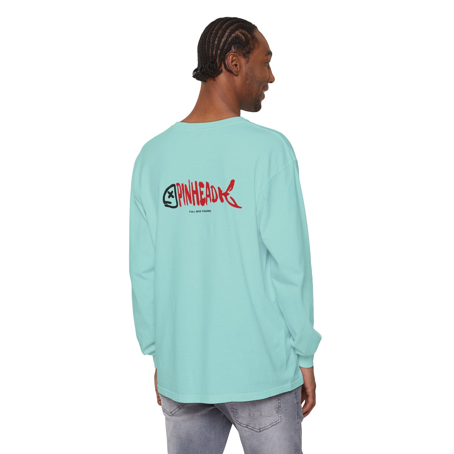 Long Sleeve Tee - Pinhead Full Box Fishing Designs