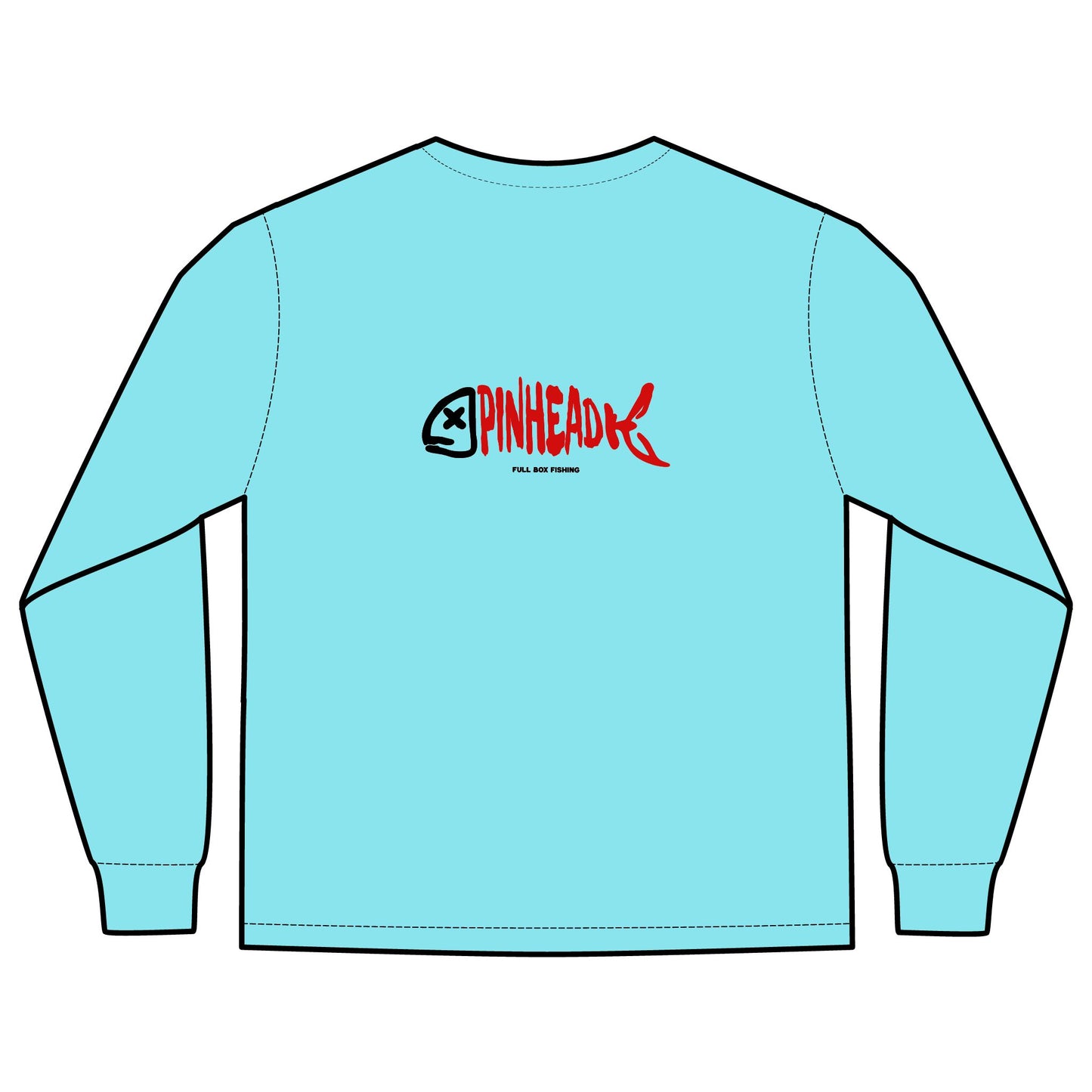 Long Sleeve Pocket T-Shirt - Full Box Fishing Designs