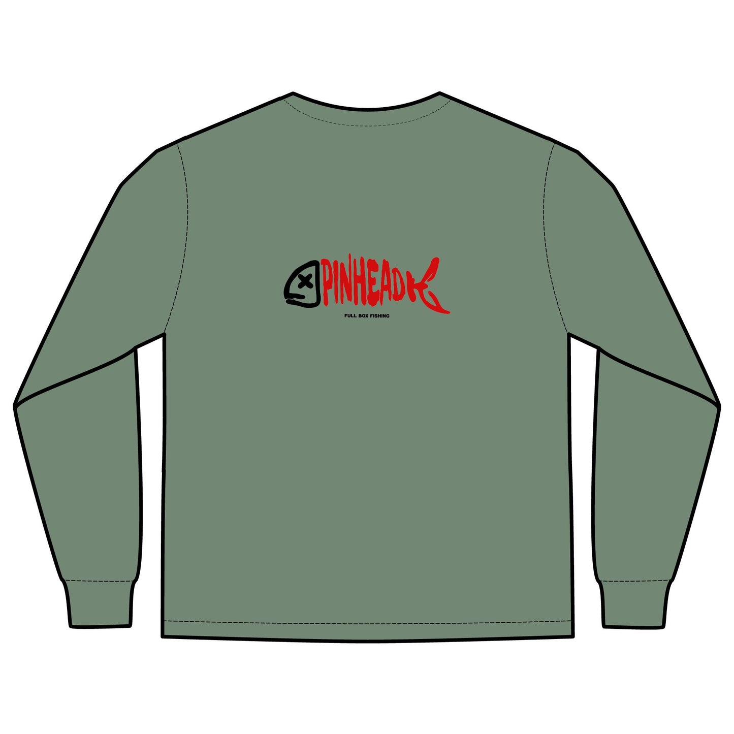 Long Sleeve Pocket T-Shirt - Full Box Fishing Designs
