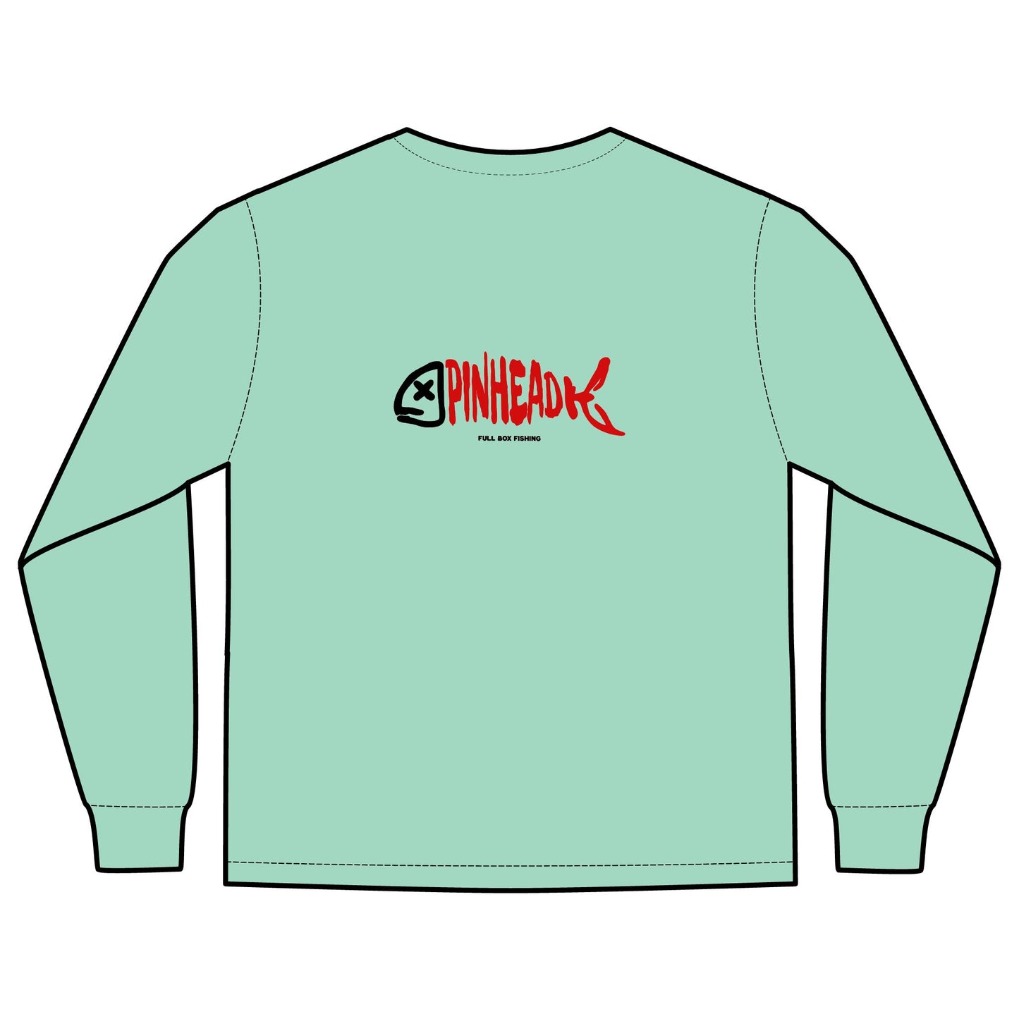 Long Sleeve Pocket T-Shirt - Full Box Fishing Designs