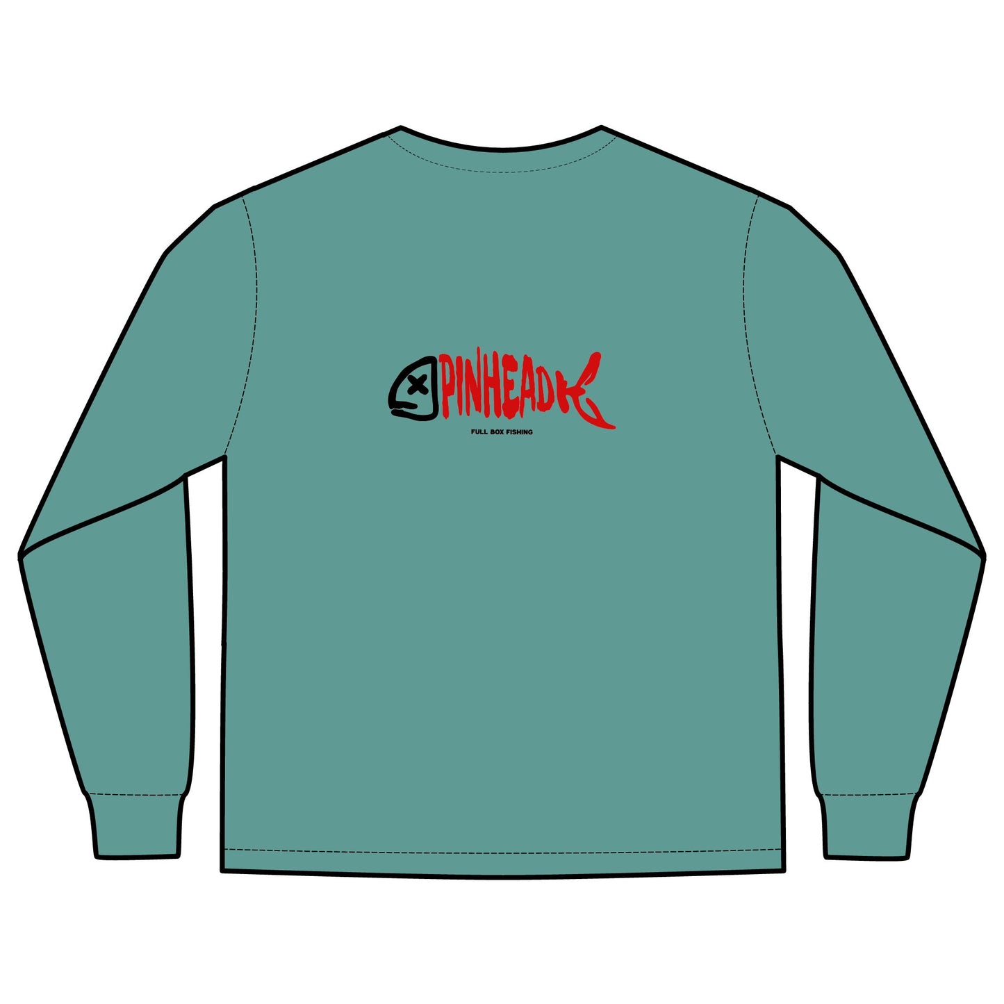 Long Sleeve Pocket T-Shirt - Full Box Fishing Designs