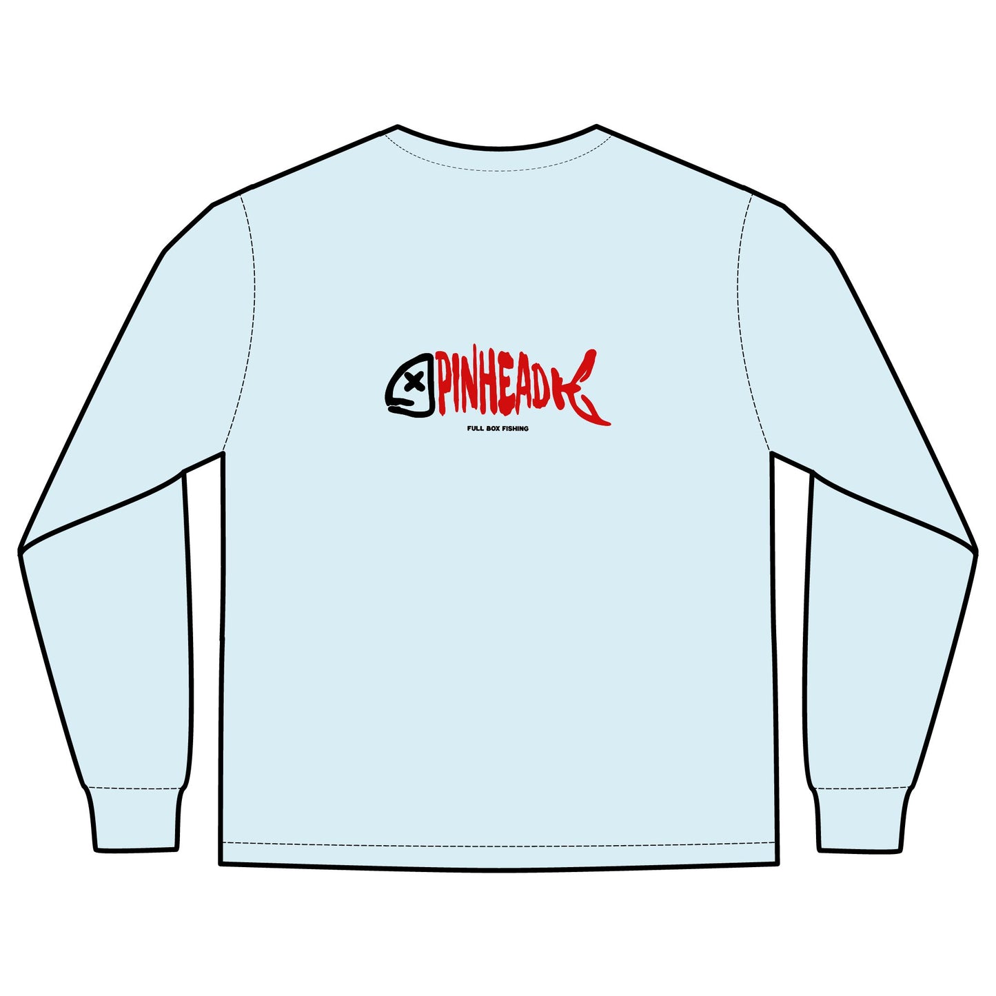 Long Sleeve Pocket T-Shirt - Full Box Fishing Designs