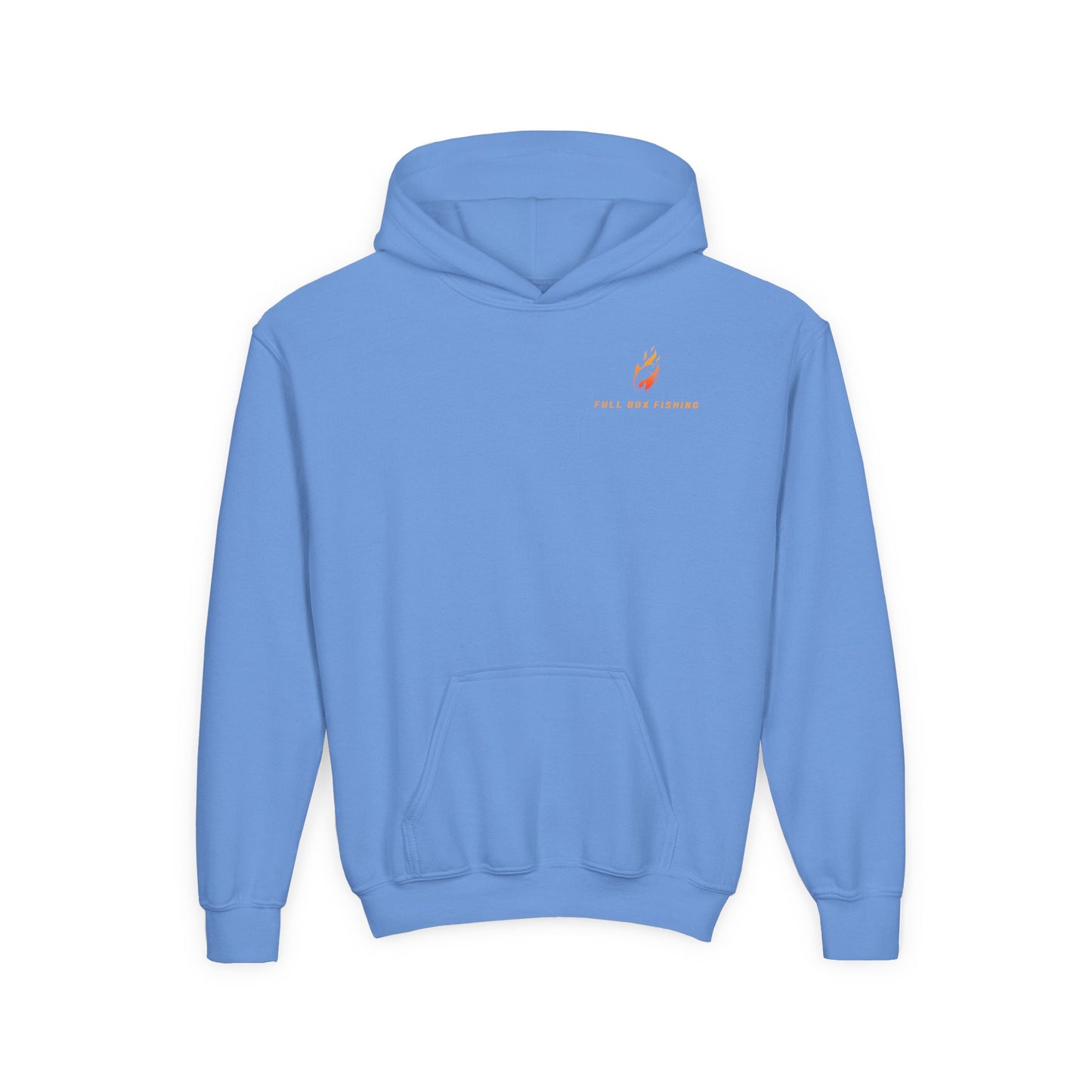 Youth Hooded Sweatshirt - Full Box Fishing Designs