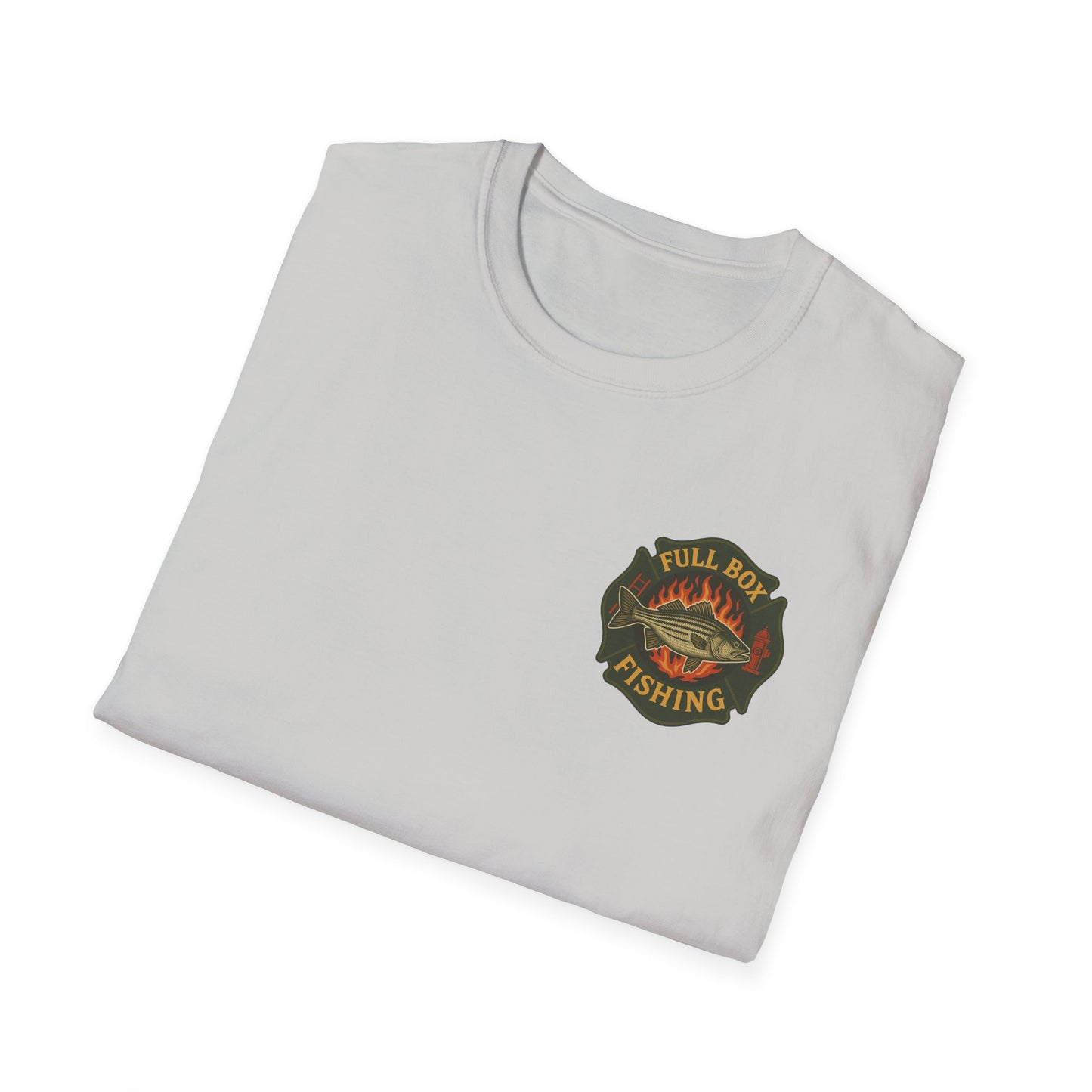 Striper Maltese Cross Tee - Full Box Fishing Designs