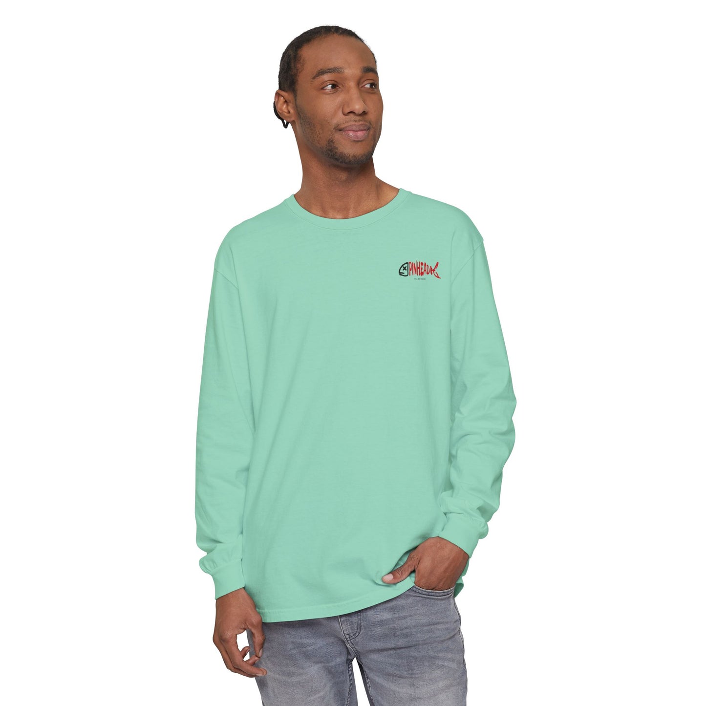 Long Sleeve Tee - Pinhead Full Box Fishing Designs