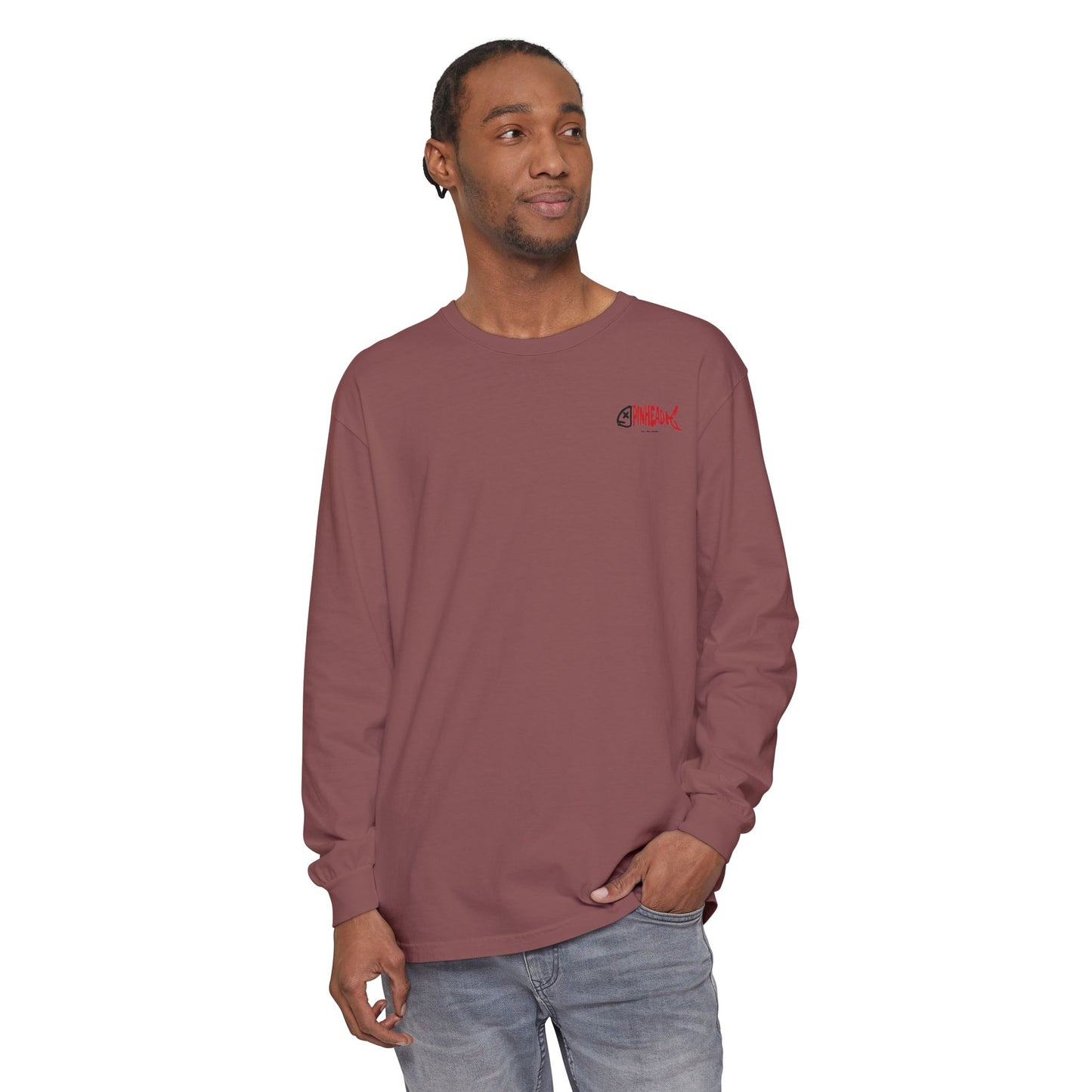 Long Sleeve Tee - Pinhead Full Box Fishing Designs