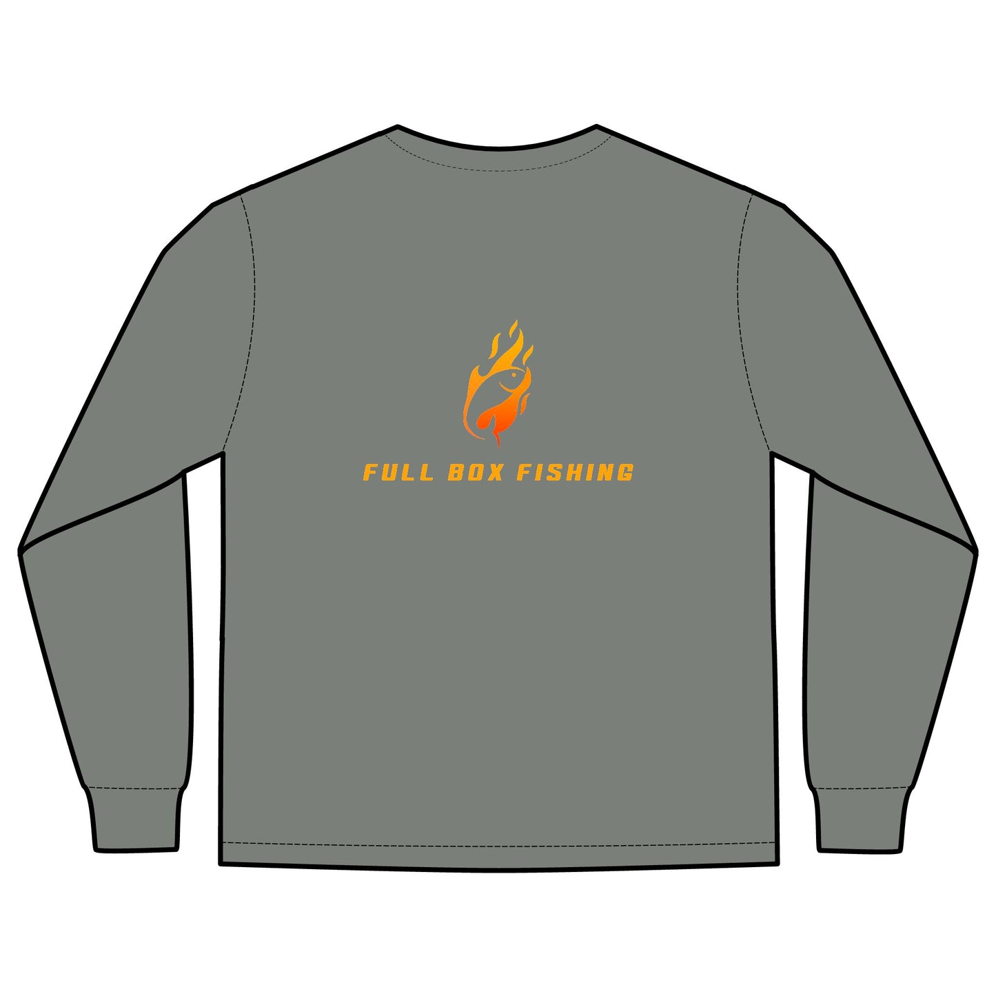 Long Sleeve Pocket T-Shirt - Full Box Fishing Designs