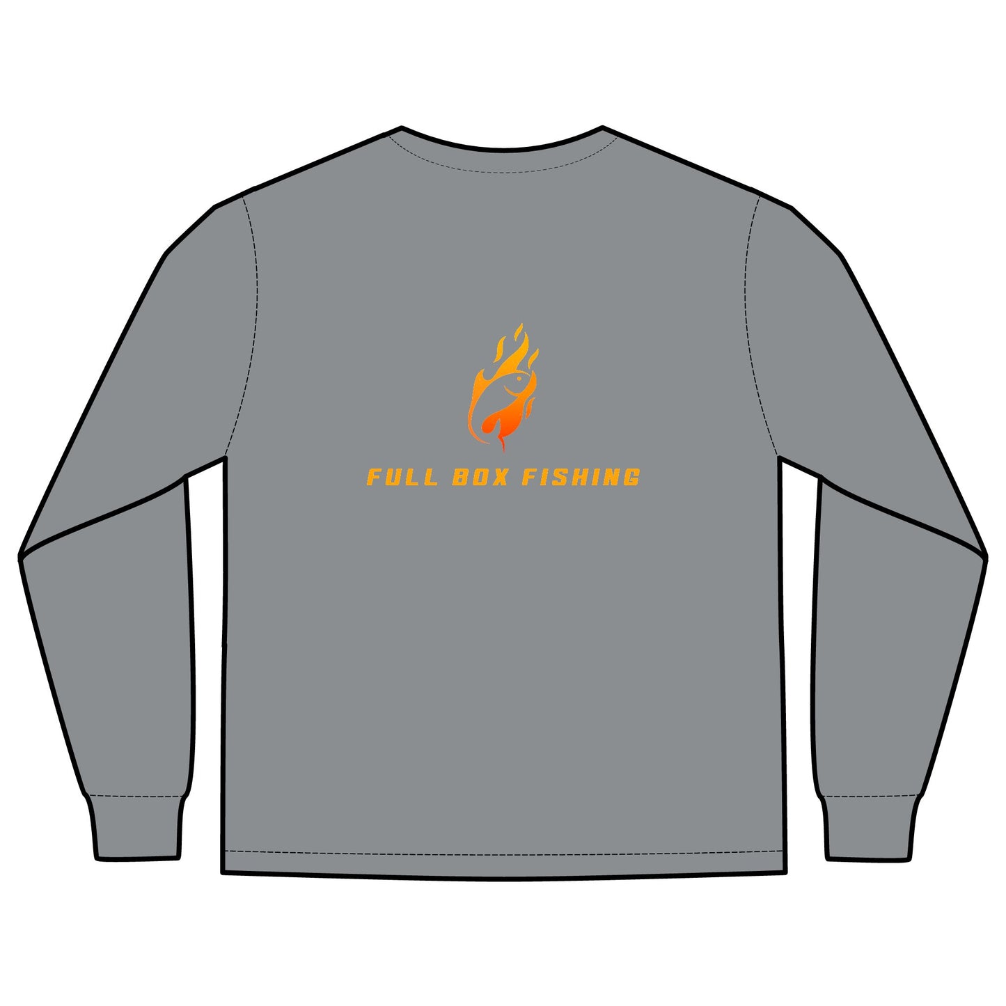 Long Sleeve Pocket T-Shirt - Full Box Fishing Designs