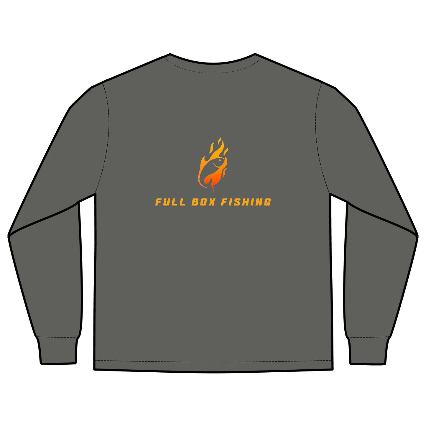 Long Sleeve Pocket T-Shirt - Full Box Fishing Designs