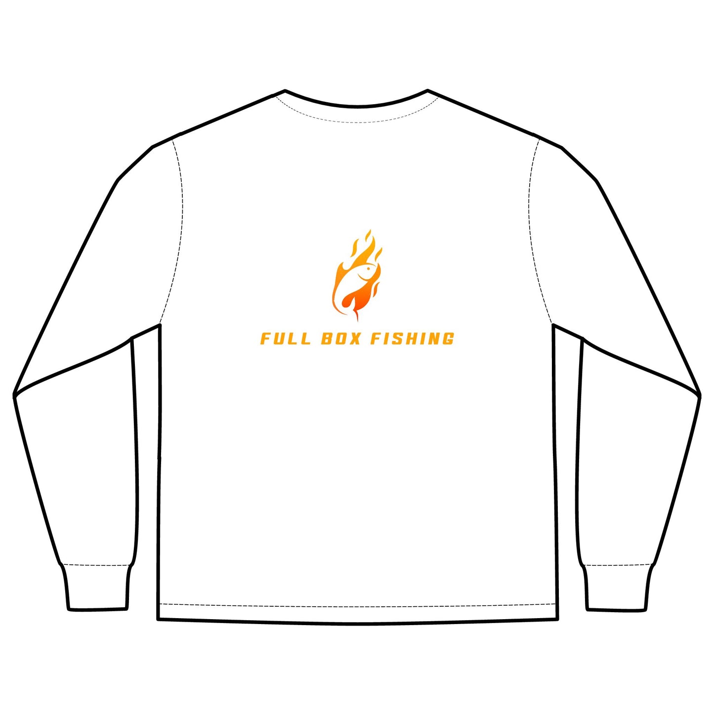 Long Sleeve Pocket T-Shirt - Full Box Fishing Designs