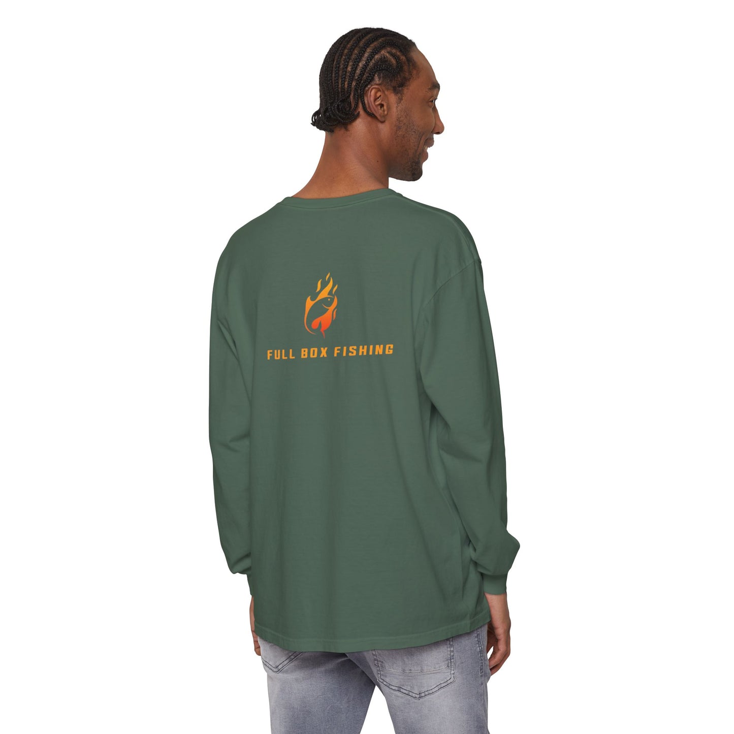 Long Sleeve Tee - Full Box Fishing Designs