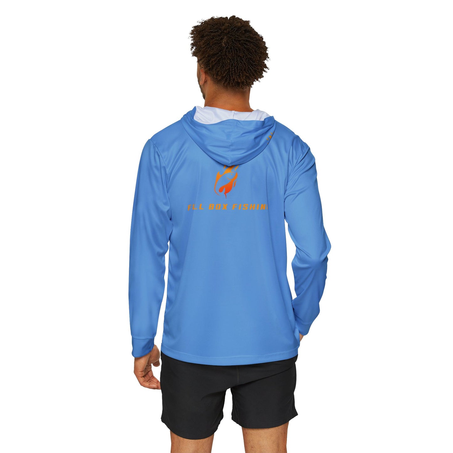 Performance Long Sleeve Hoodie - Full Box Fishing Design