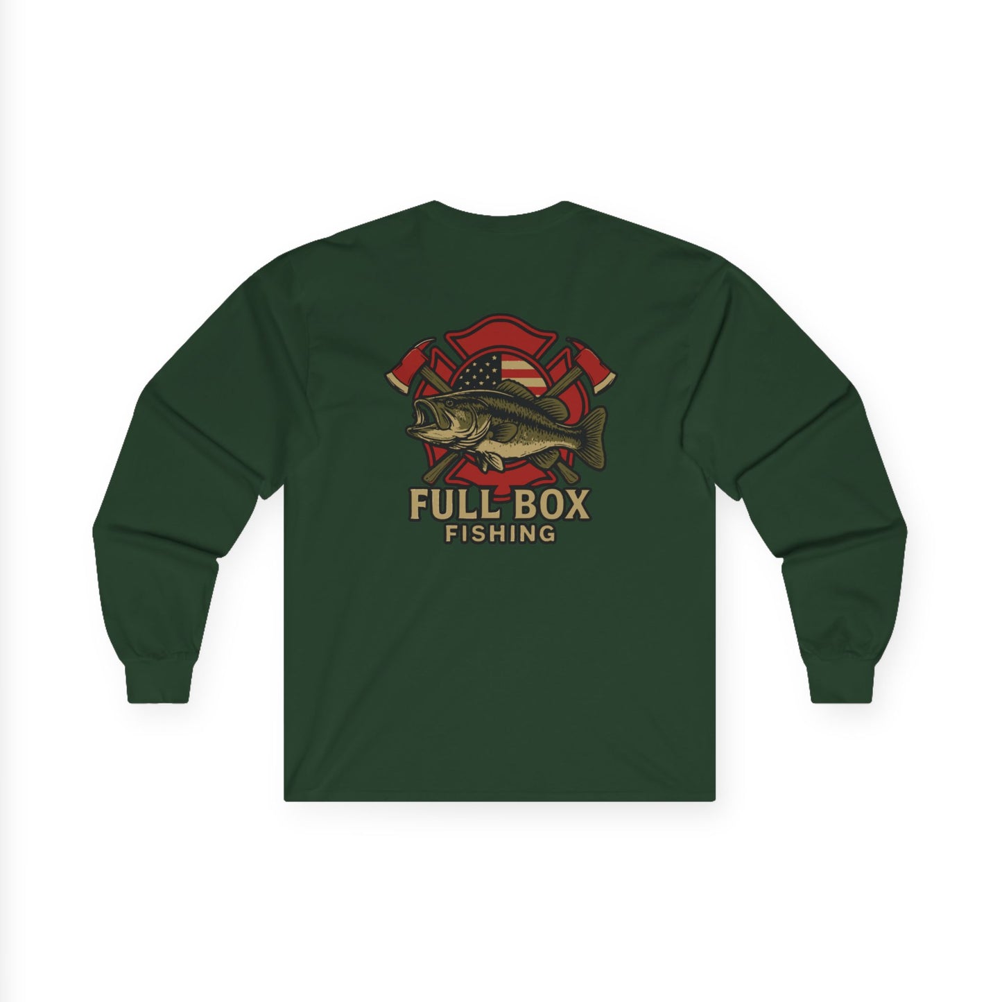 Axe Bass Long Sleeve Tee - Full Box Fishing Designs