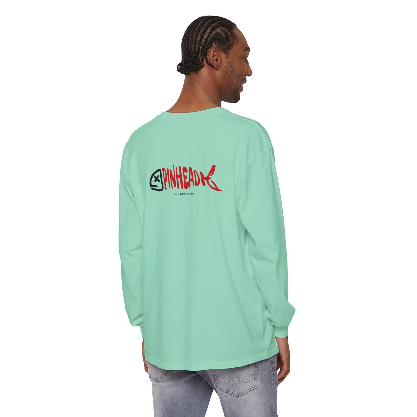 Long Sleeve Tee - Pinhead Full Box Fishing Designs