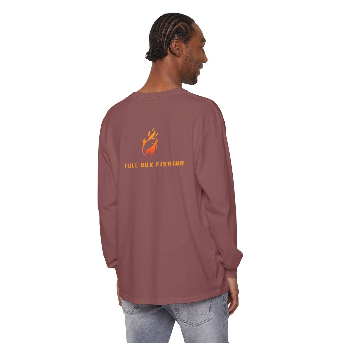 Long Sleeve Tee - Full Box Fishing Designs