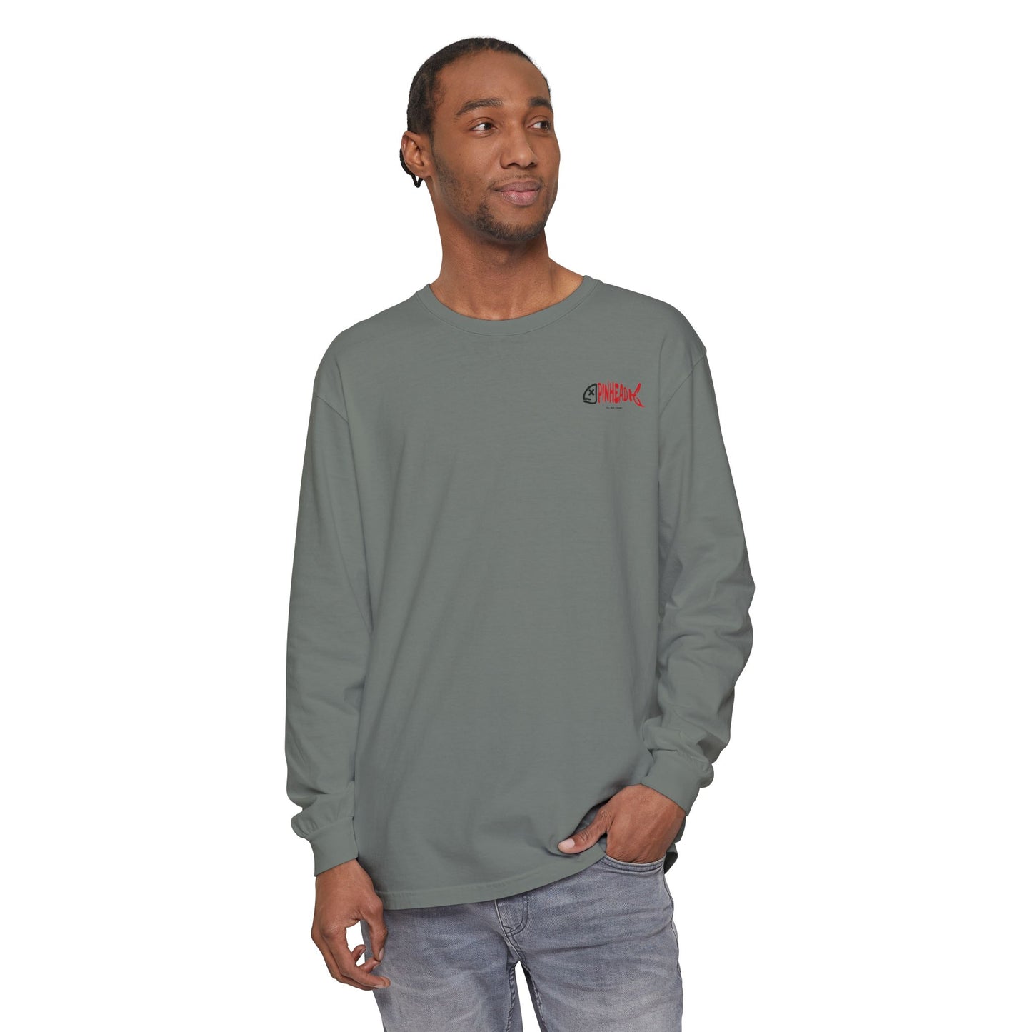 Long Sleeve Tee - Pinhead Full Box Fishing Designs