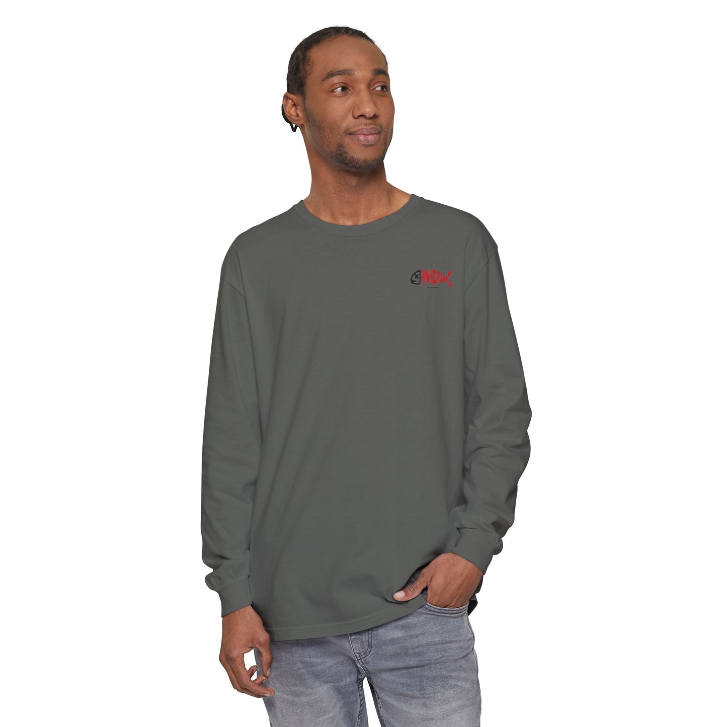 Long Sleeve Tee - Pinhead Full Box Fishing Designs