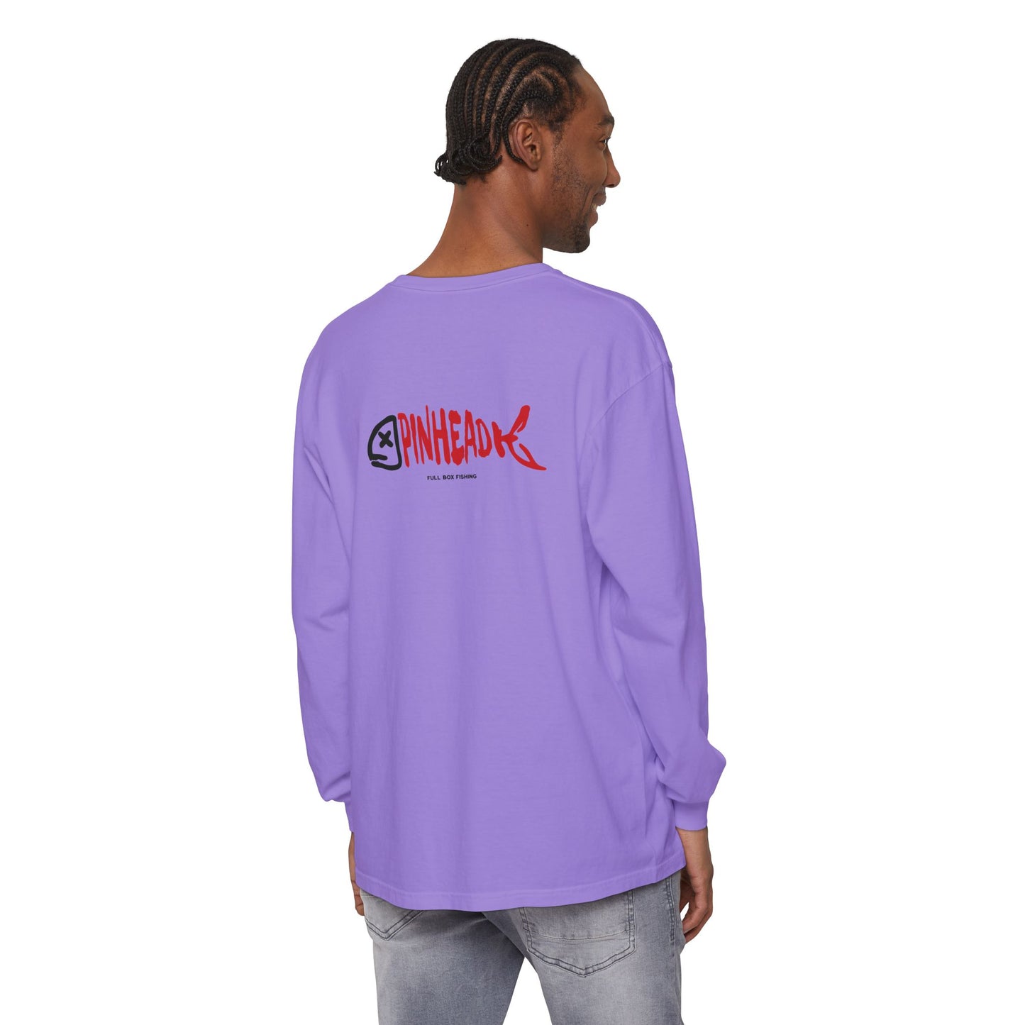 Long Sleeve Tee - Pinhead Full Box Fishing Designs