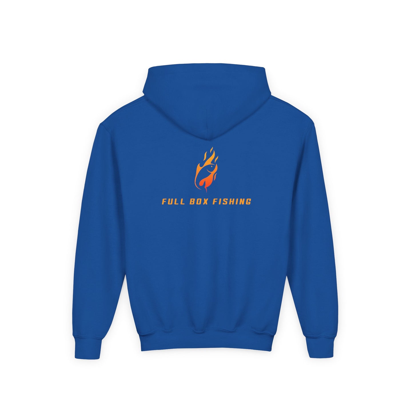 Youth Hooded Sweatshirt - Full Box Fishing Designs