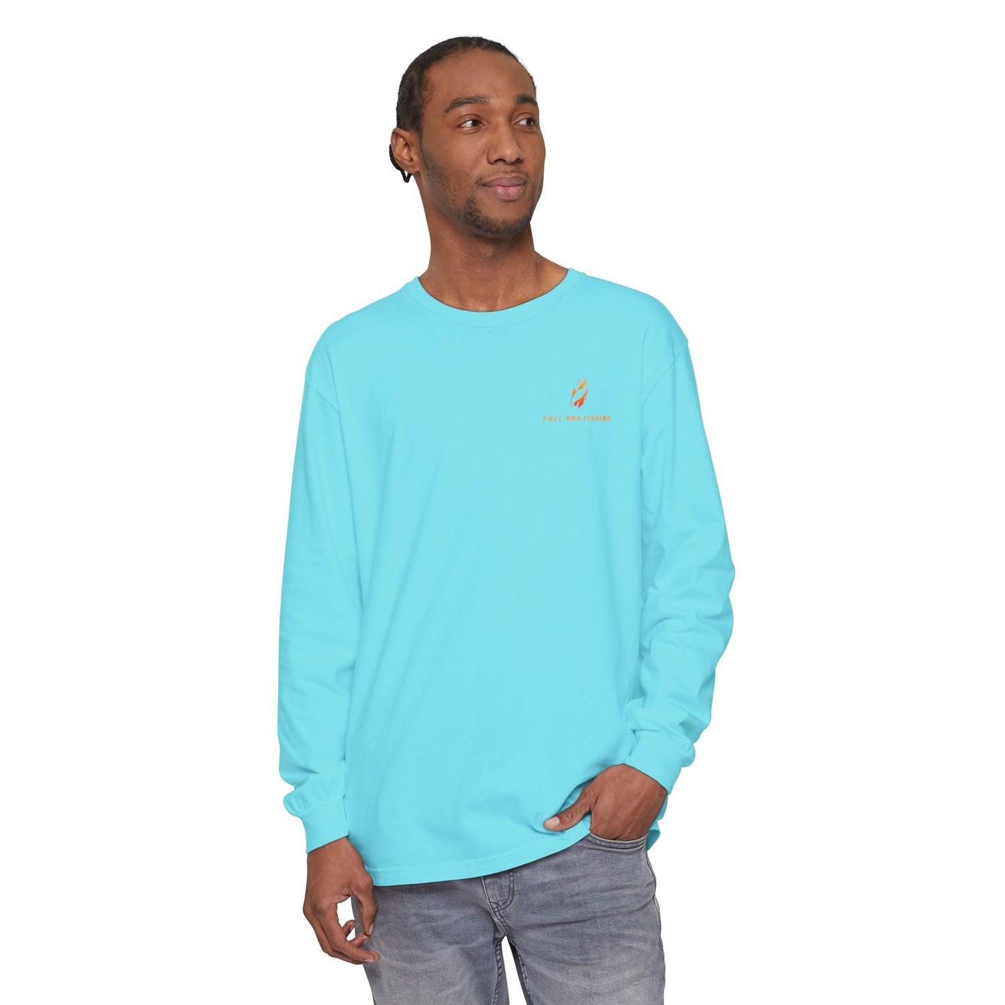 Long Sleeve Tee - Full Box Fishing Designs