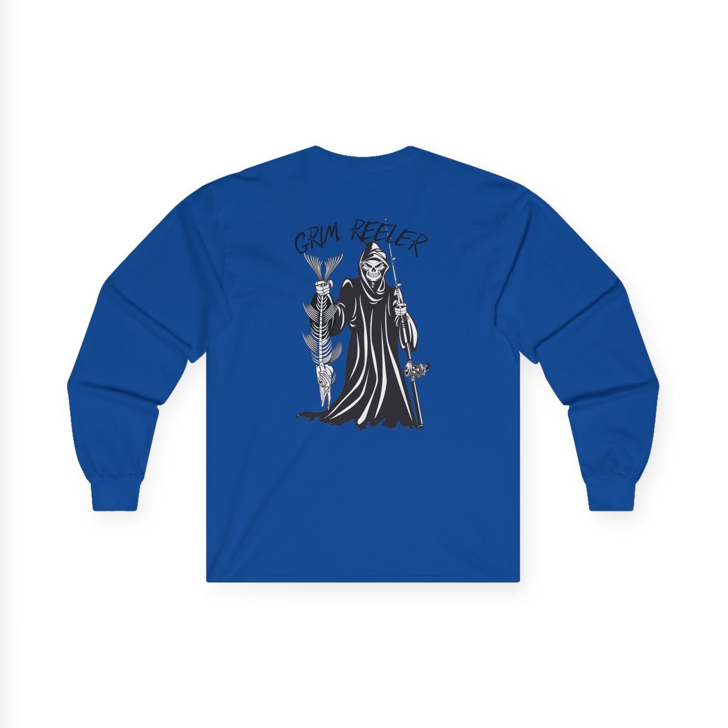 Grim Reeler Long Sleeve Tee - Full Box Fishing Designs