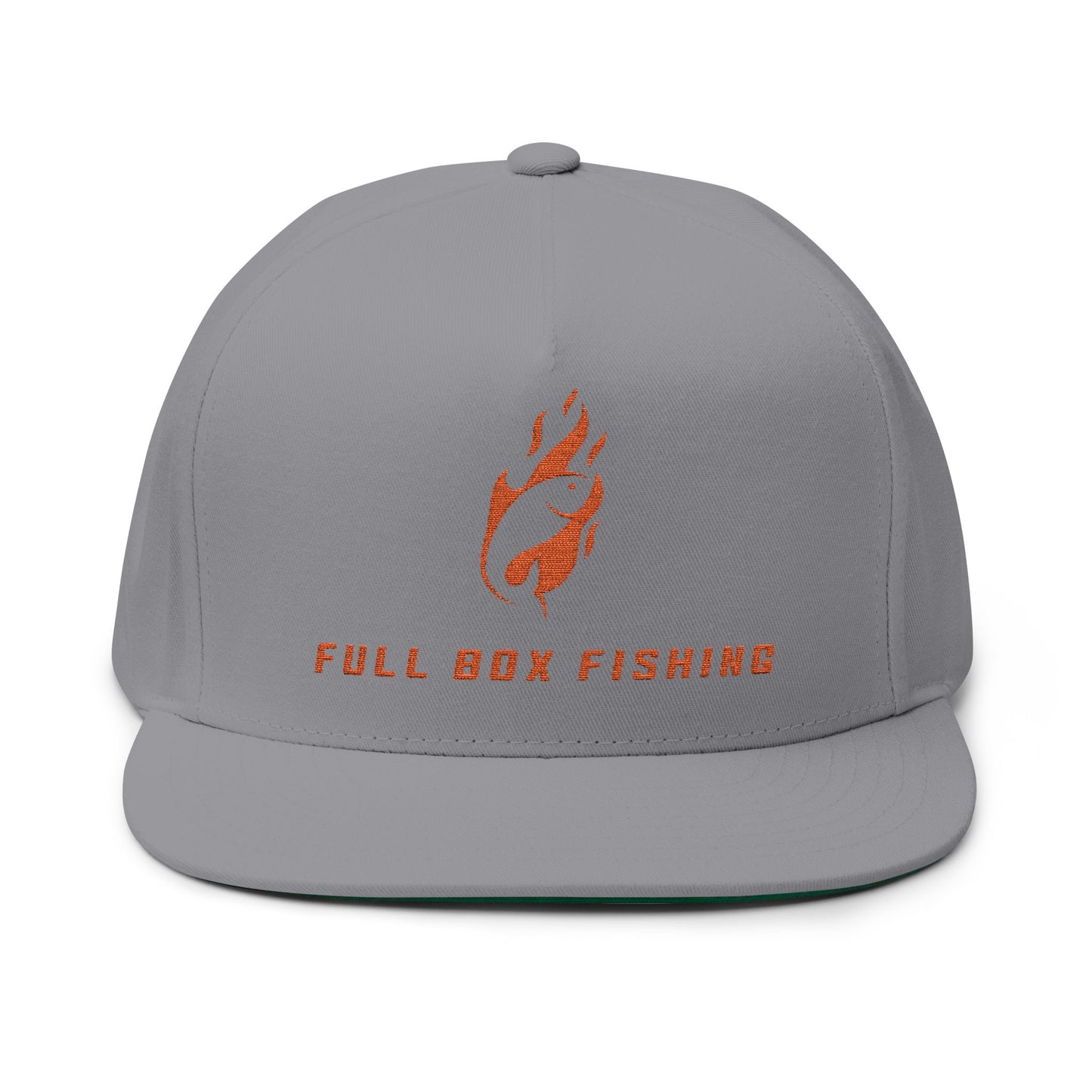 Flat Bill Hat - Full Box Fishing Designs