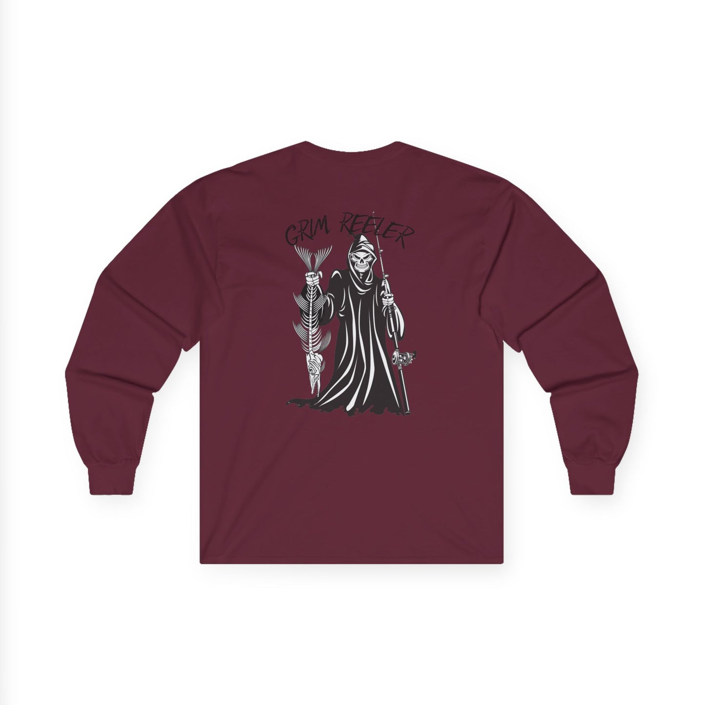 Grim Reeler Long Sleeve Tee - Full Box Fishing Designs