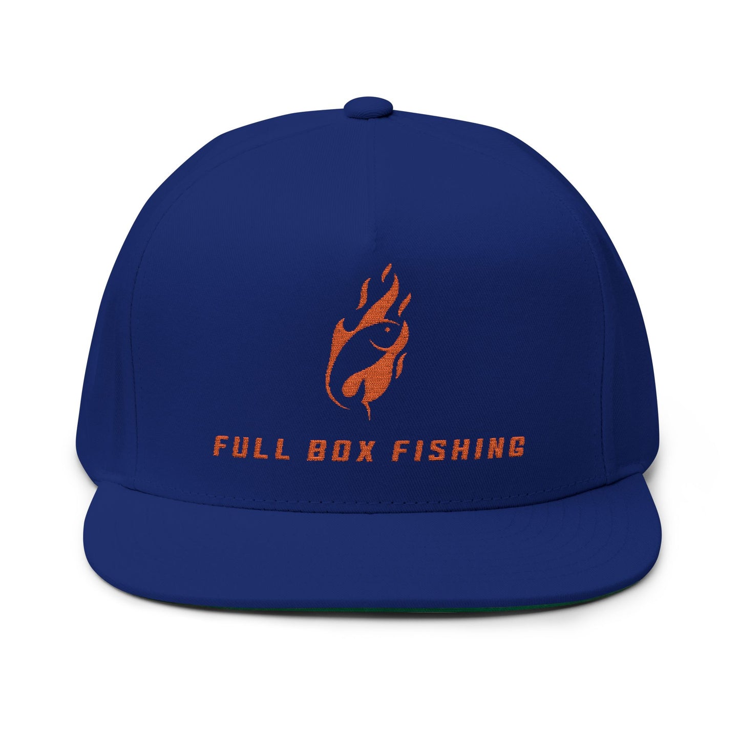 Flat Bill Hat - Full Box Fishing Designs