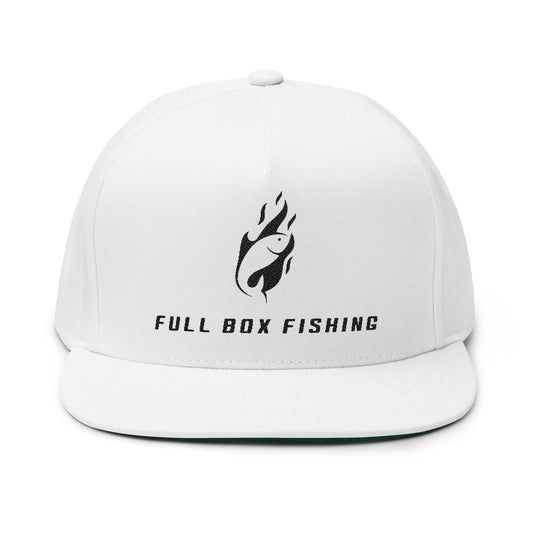 Flat Bill Hat - Full Box Fishing Designs