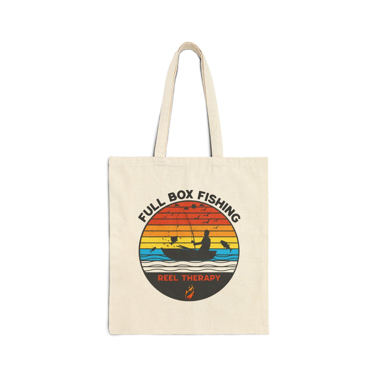 Full Box Fishing Tote Bag - Reel Therapy
