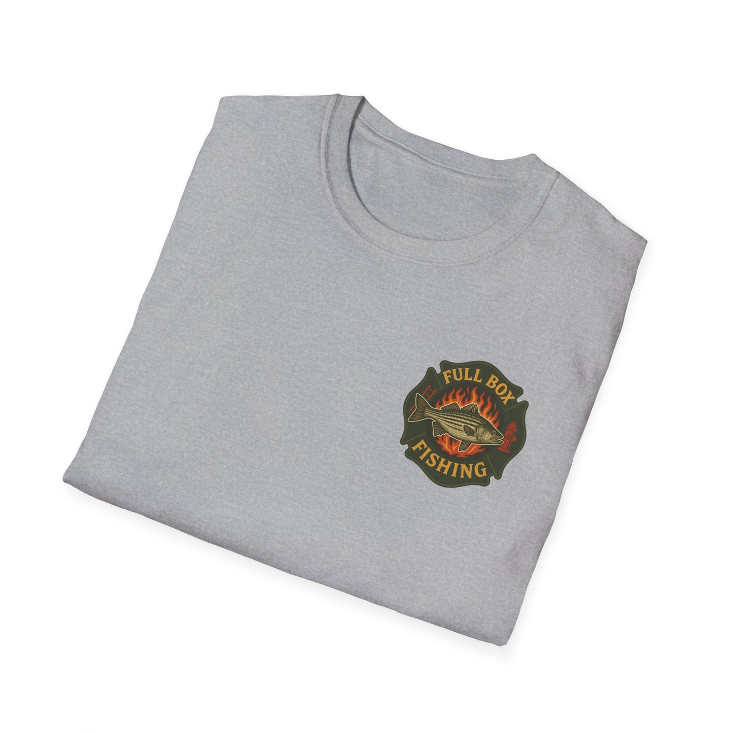 Striper Maltese Cross Tee - Full Box Fishing Designs