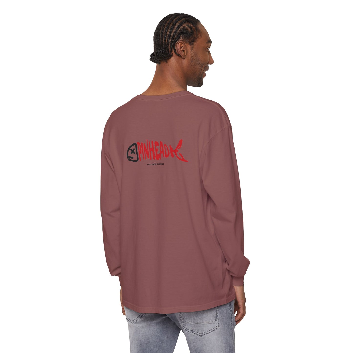 Long Sleeve Tee - Pinhead Full Box Fishing Designs