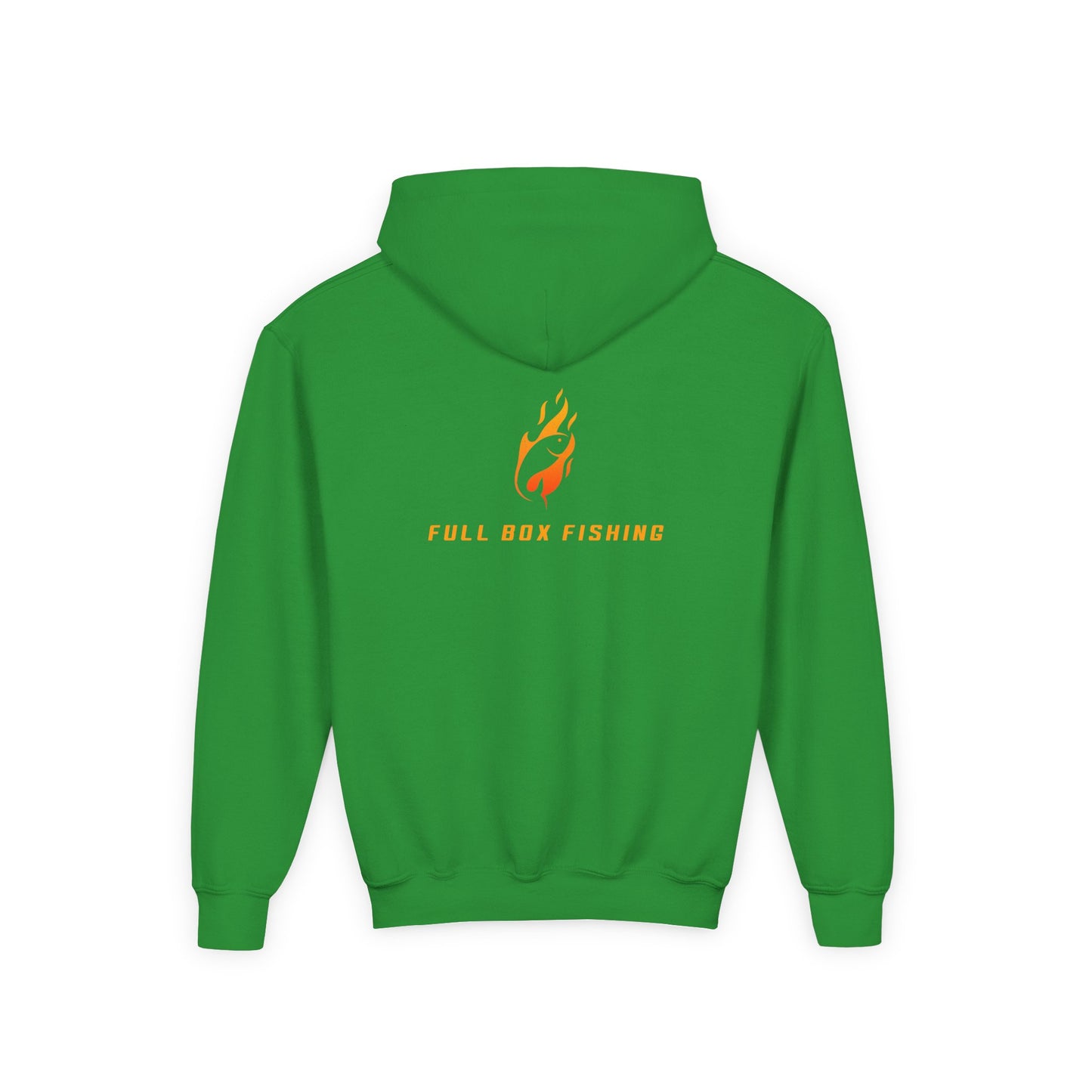 Youth Hooded Sweatshirt - Full Box Fishing Designs