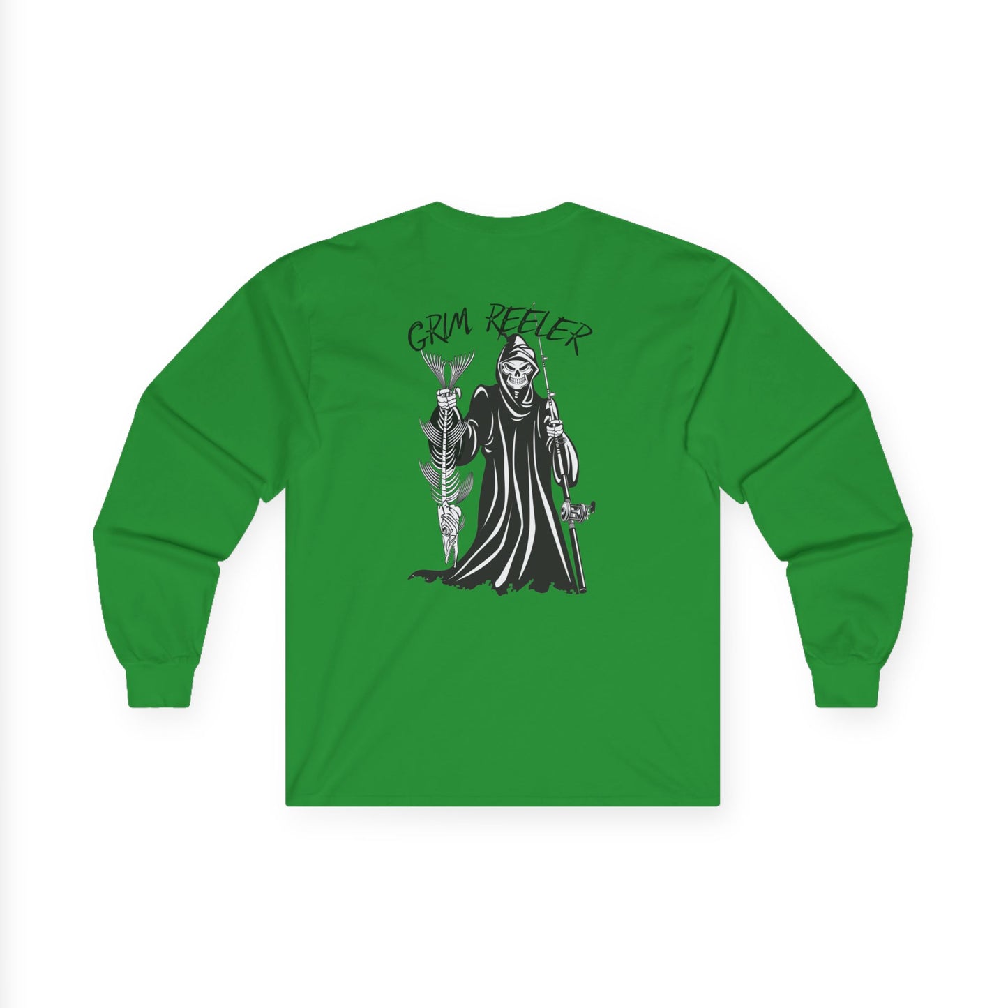 Grim Reeler Long Sleeve Tee - Full Box Fishing Designs