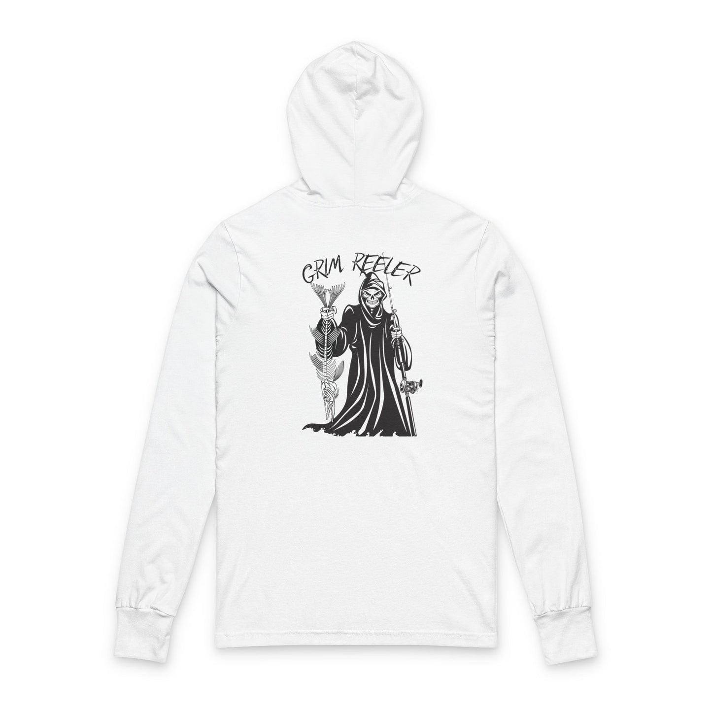 Unisex Hooded Long Sleeve Tee - Full Box Fishing Designs